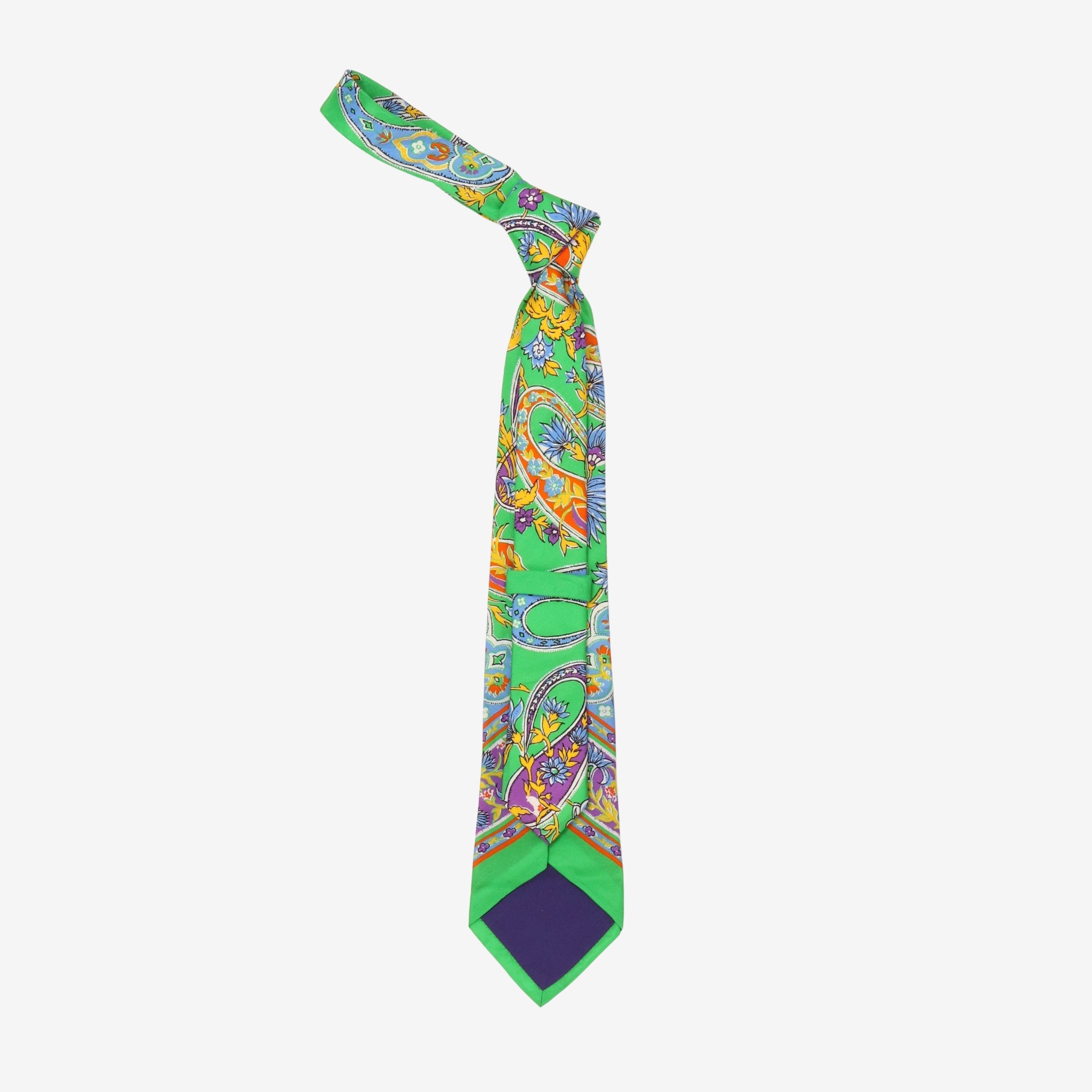 Purple Label Paisley Silk Tie