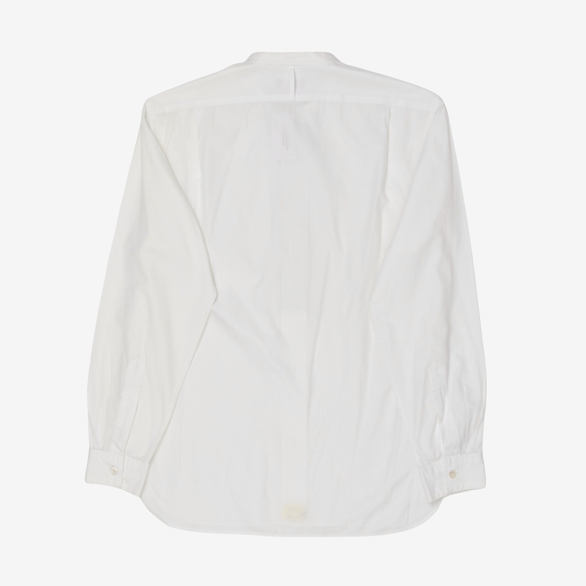 Collarless Cotton Shirt