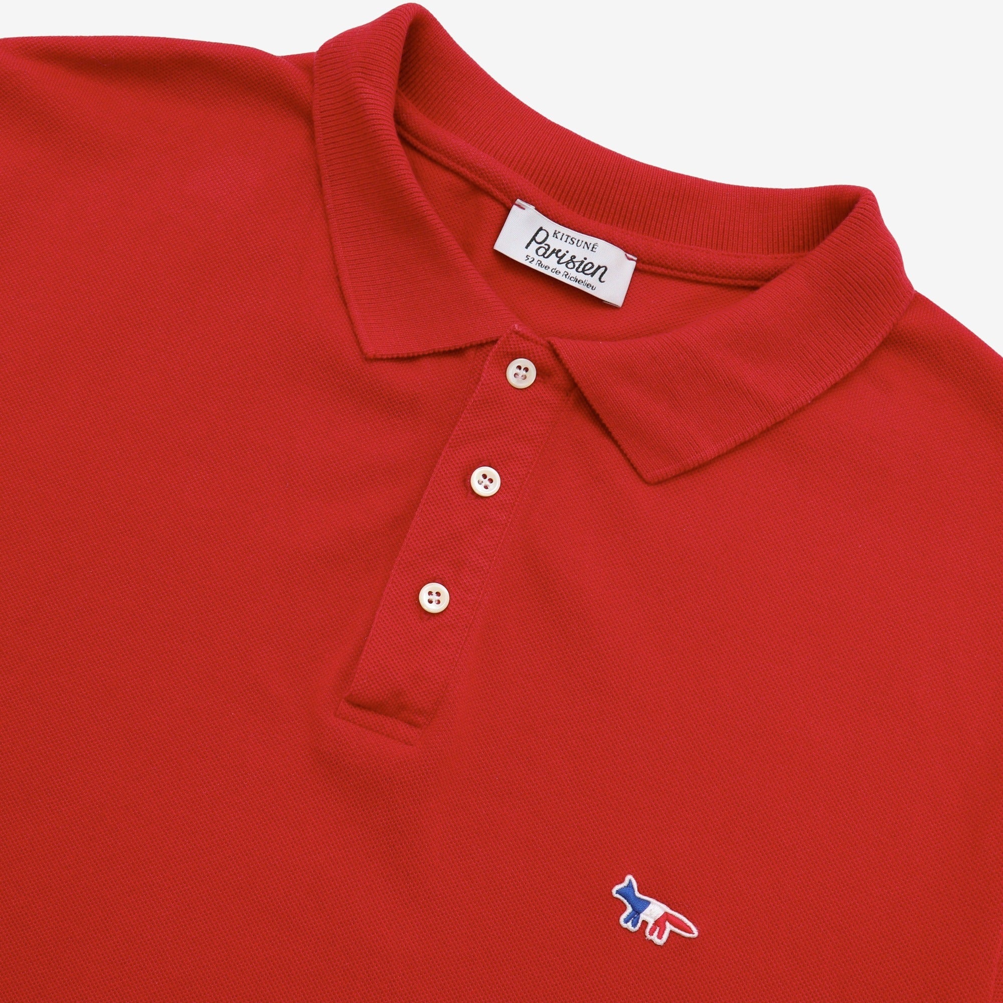 Tricolor Fox Polo Shirt