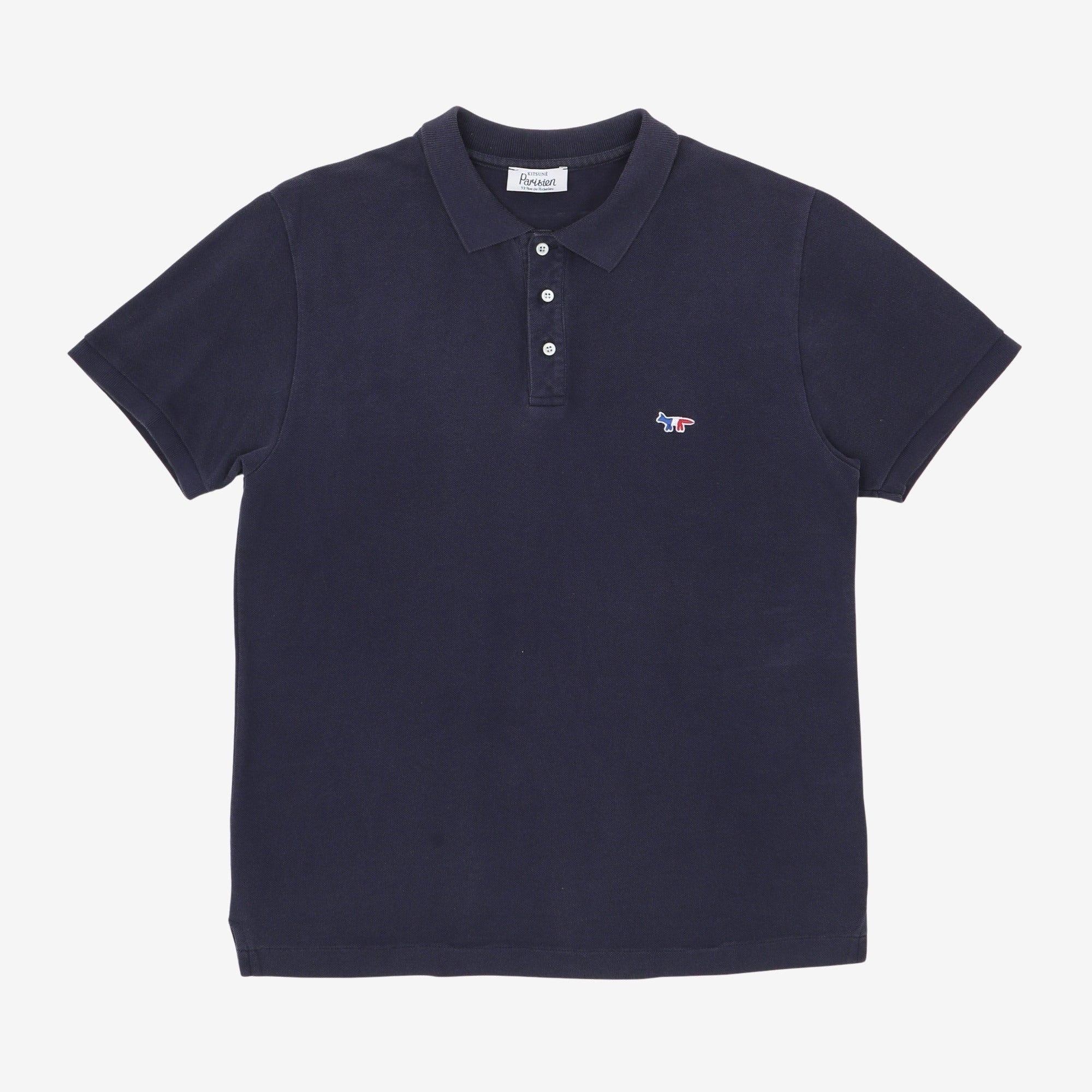 Tricolor Fox Polo Shirt