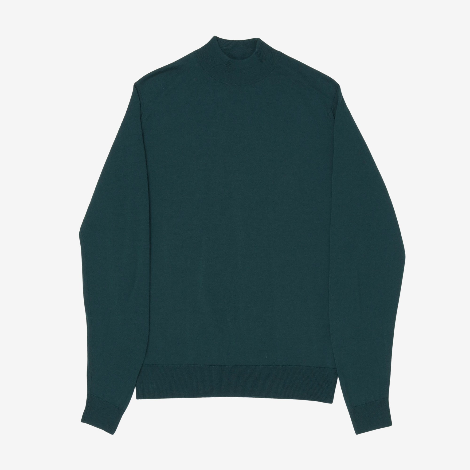 Fine Merino Mock Neck Sweater