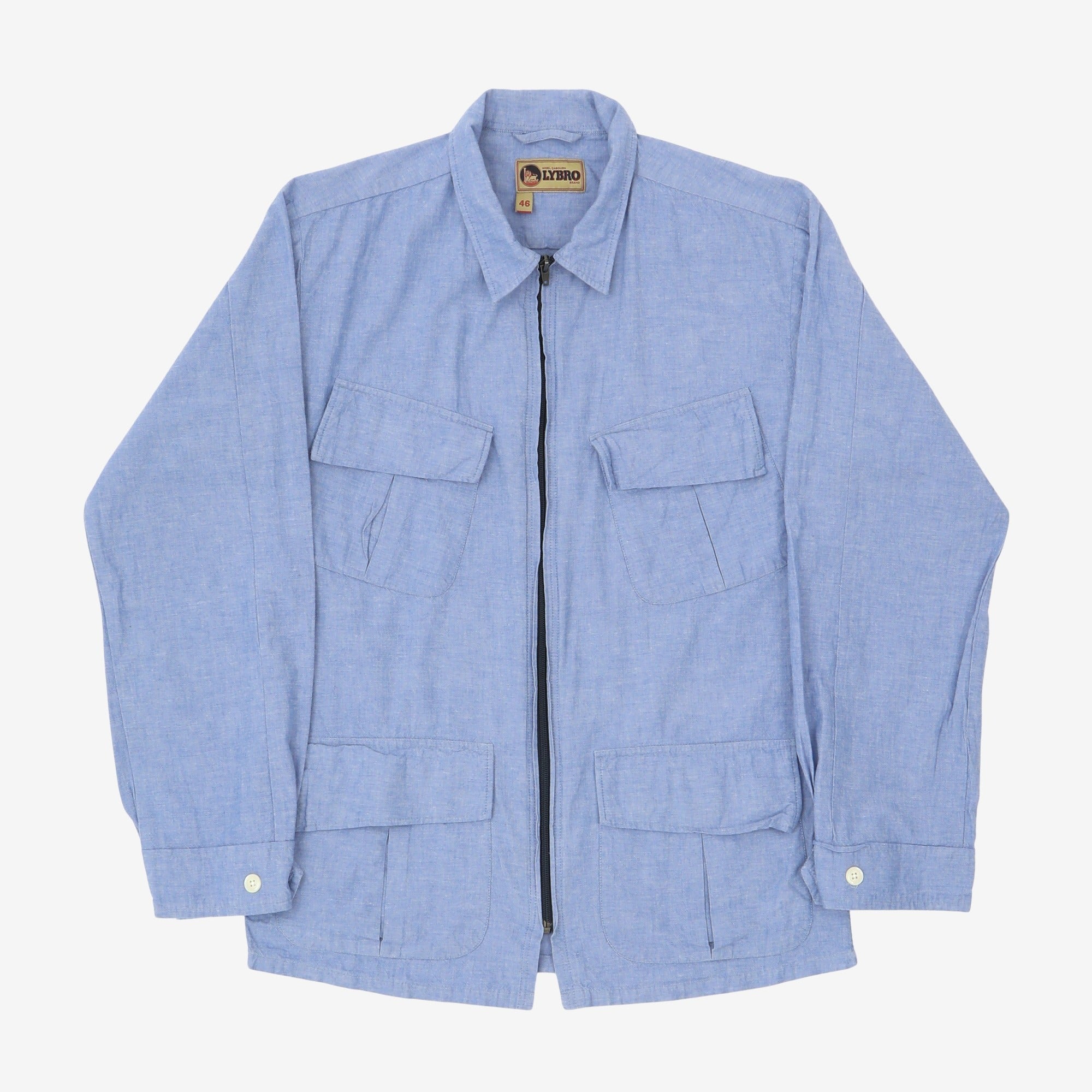 Chambray Zip Nam Jacket