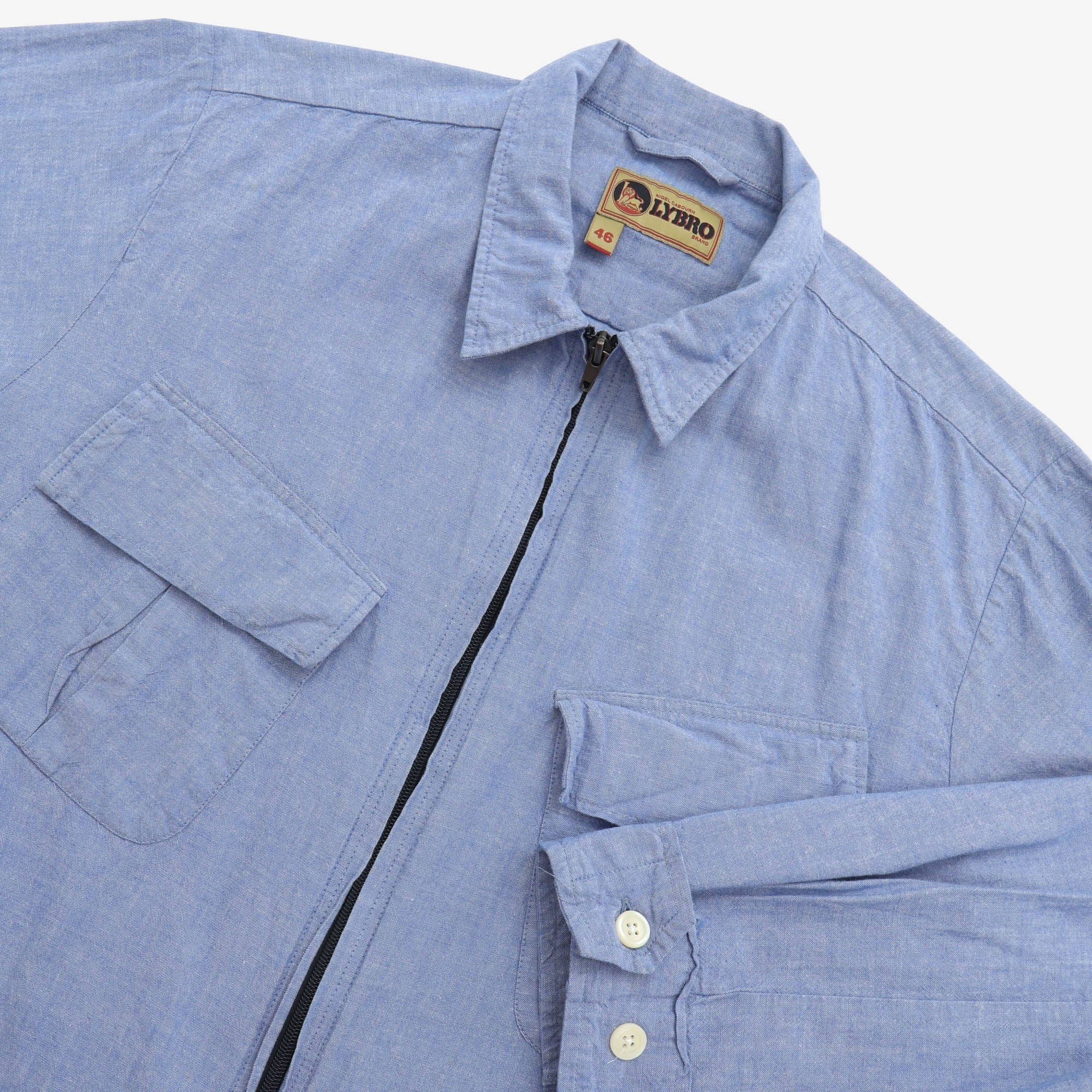 Chambray Zip Nam Jacket