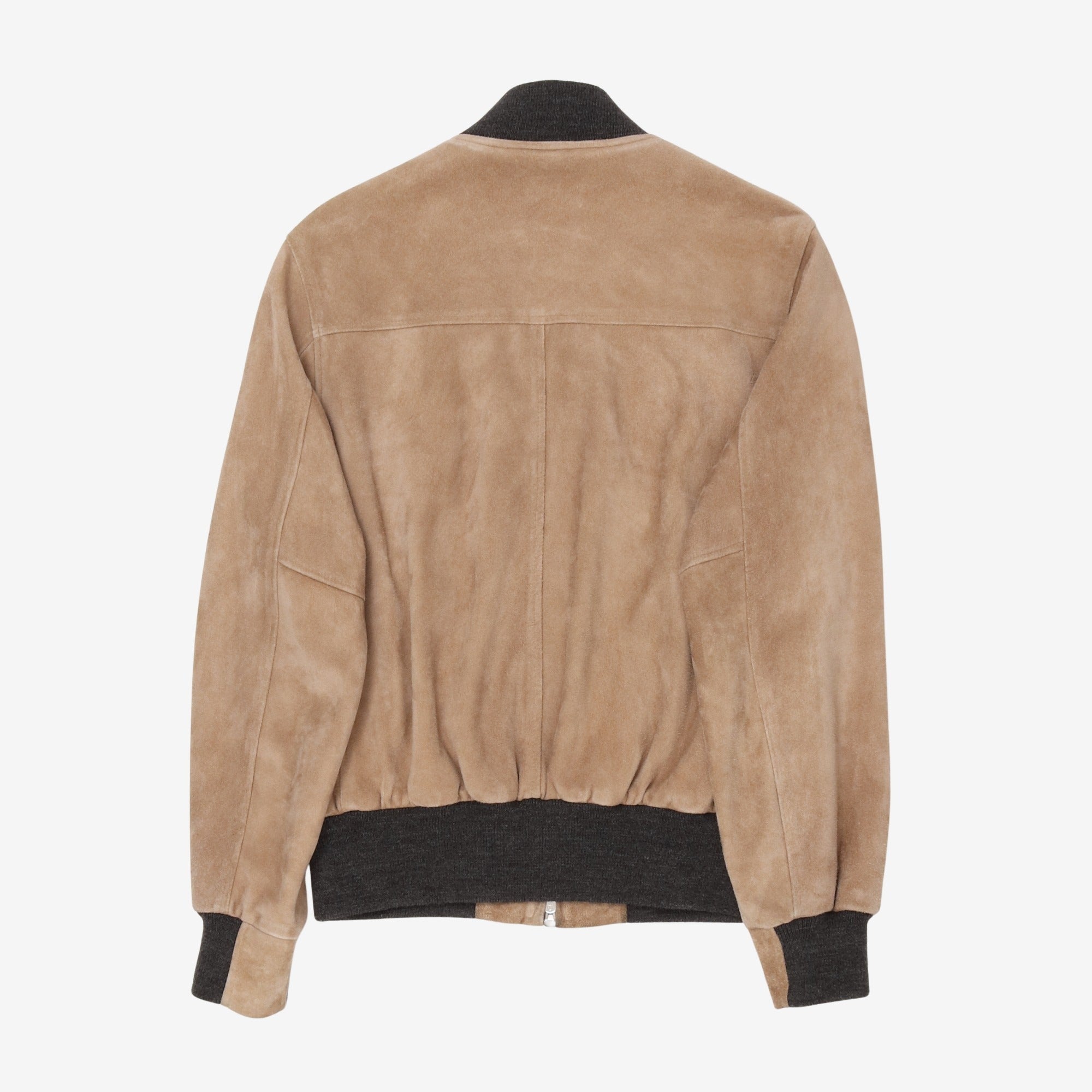 Suede Bomber Jacket