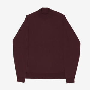 Wool Mock Neck Sweater