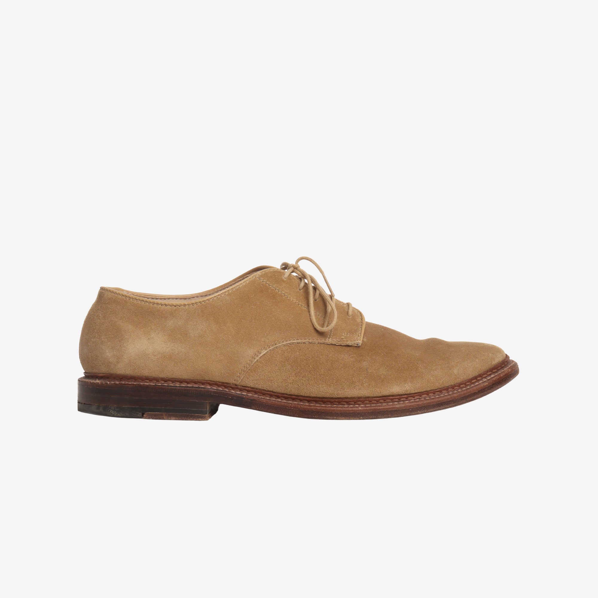 Unlined Suede Plain Toe Blucher