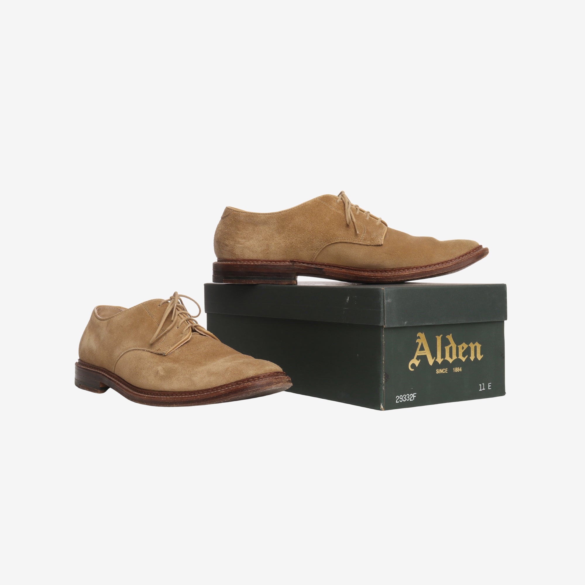 Unlined Suede Plain Toe Blucher