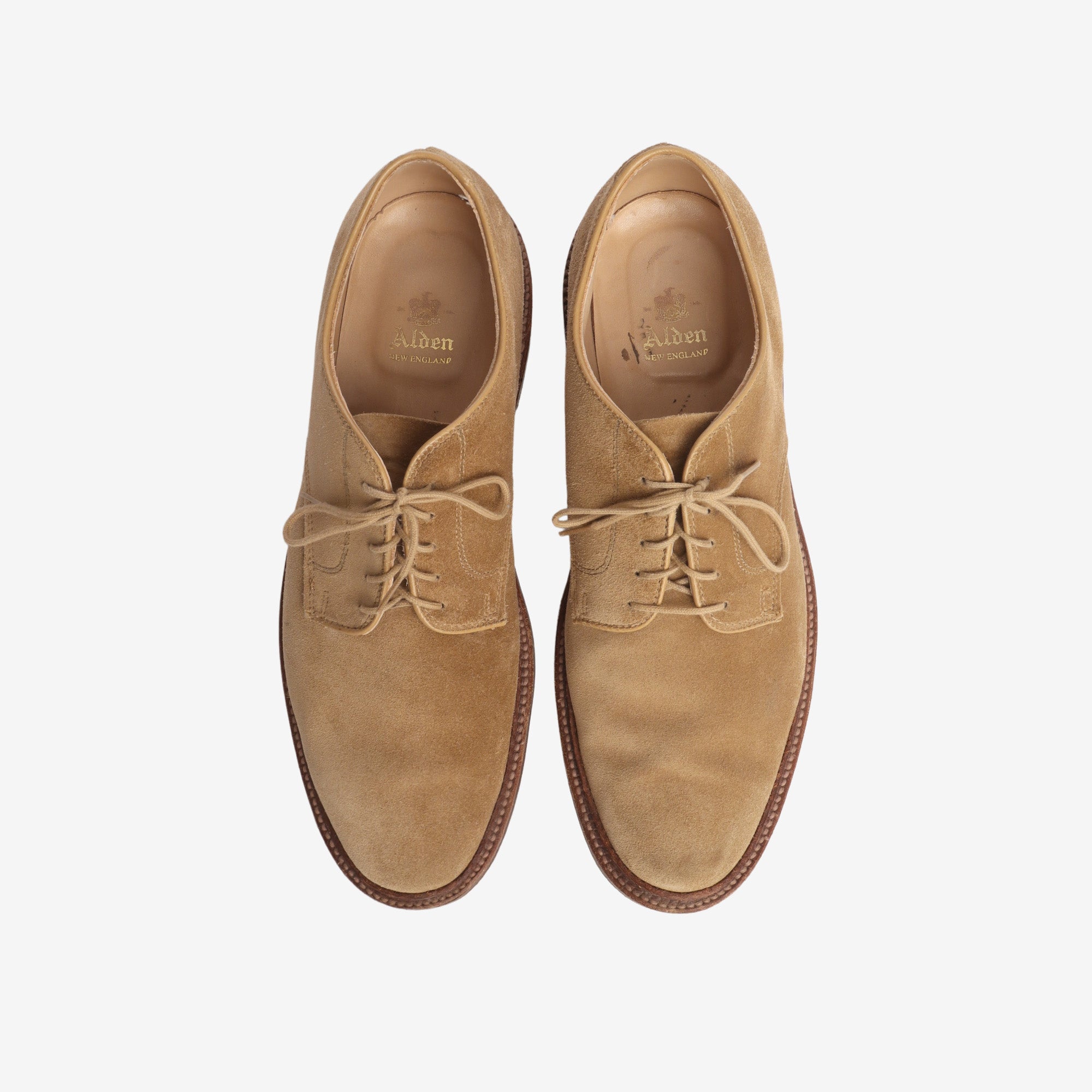 Unlined Suede Plain Toe Blucher