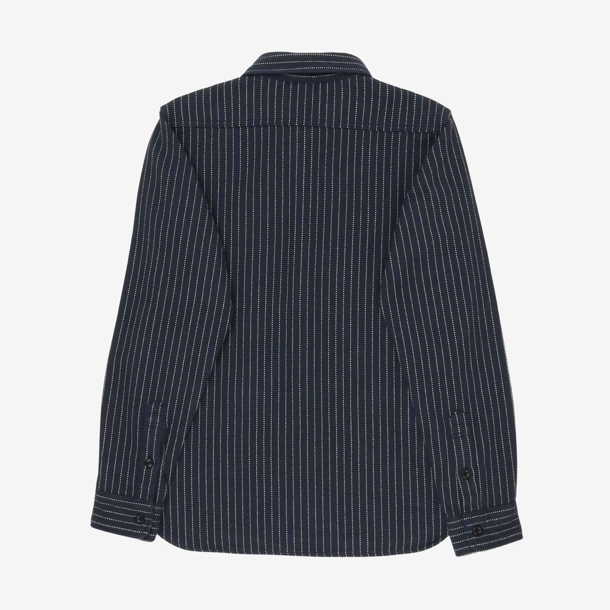 Ultra Heavy Flannel Chalk Stripe Work Shirt