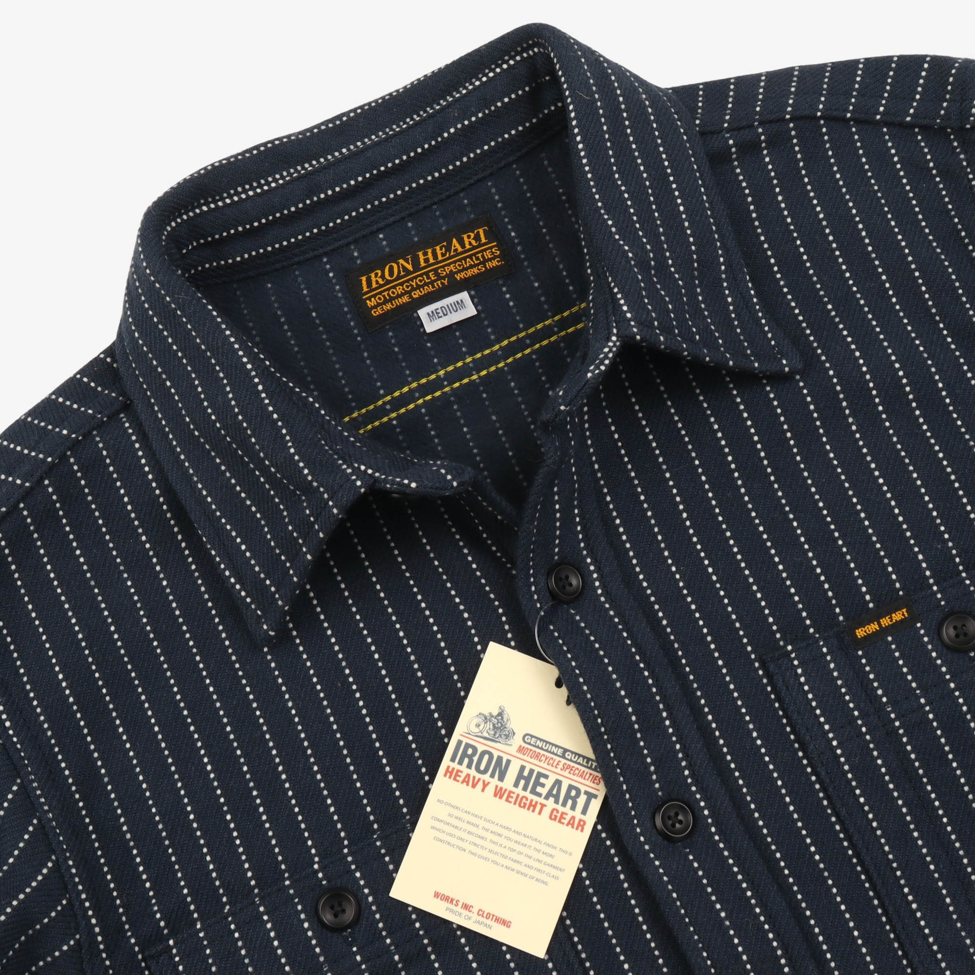 Ultra Heavy Flannel Chalk Stripe Work Shirt