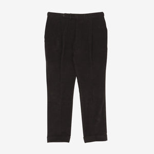 Corduroy Flat Front Trousers