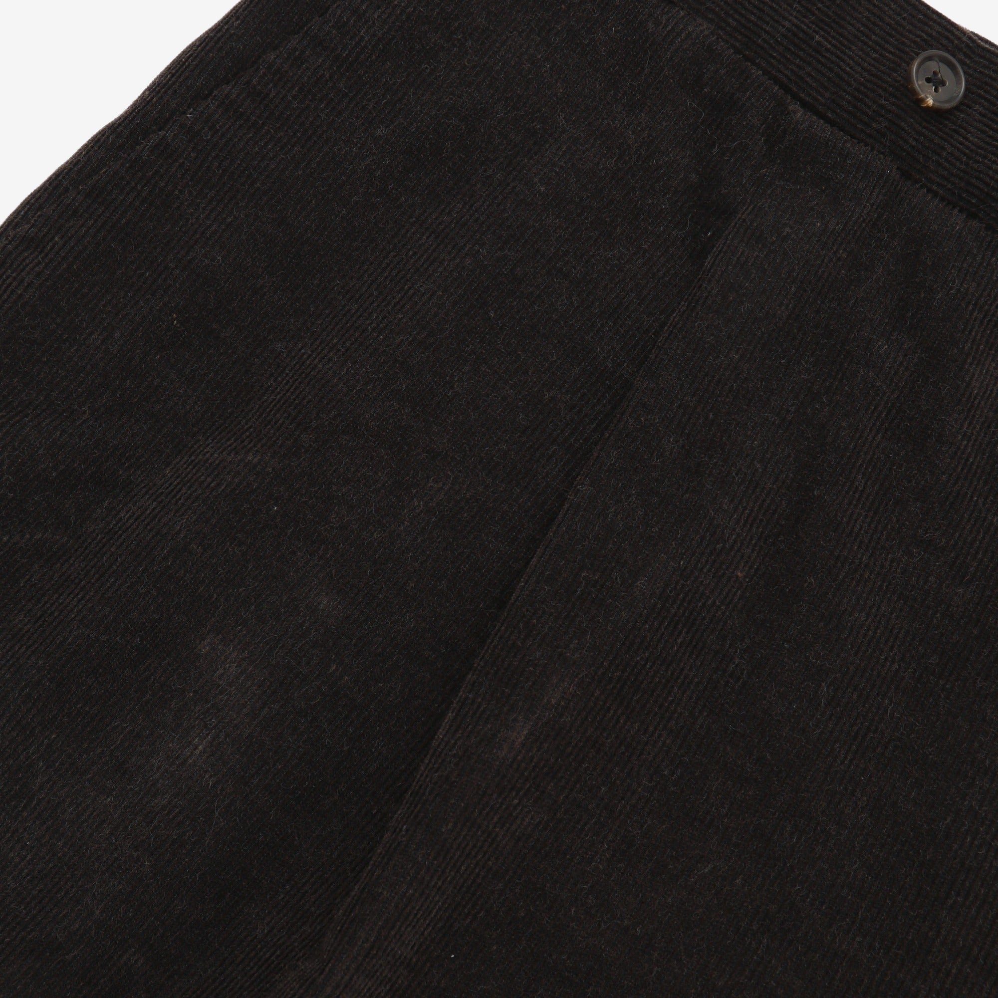 Corduroy Flat Front Trousers