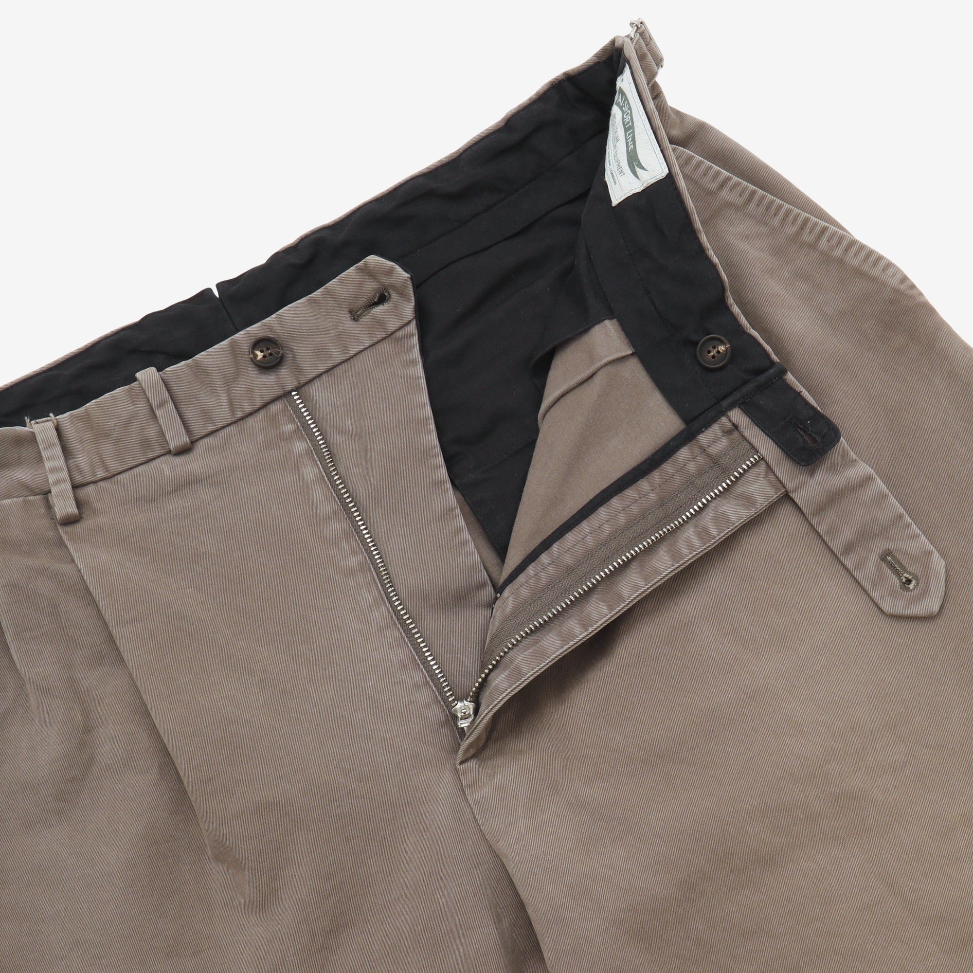 Pleated Twill Sport Chino