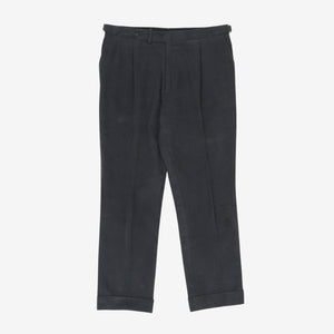 Pleated Twill Trousers (35W X 29L)