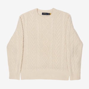 Cable Knit Wool Jumper