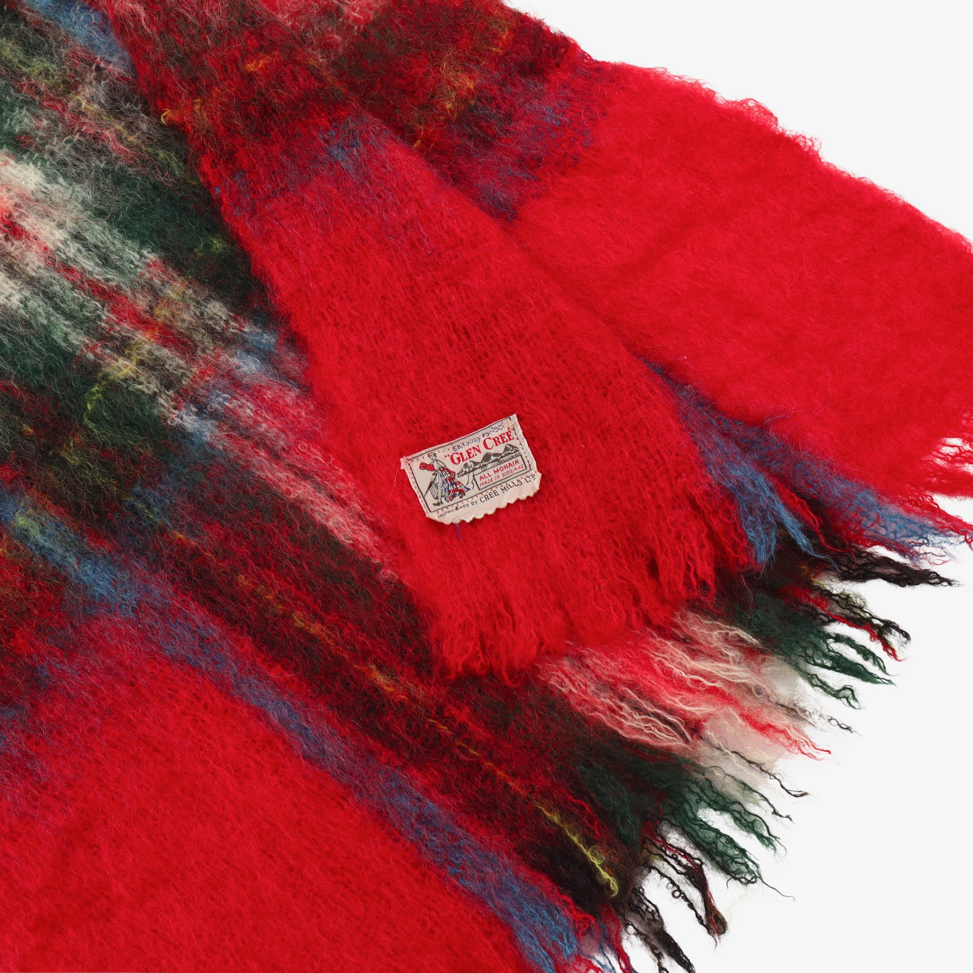 Mohair Striped Scarf