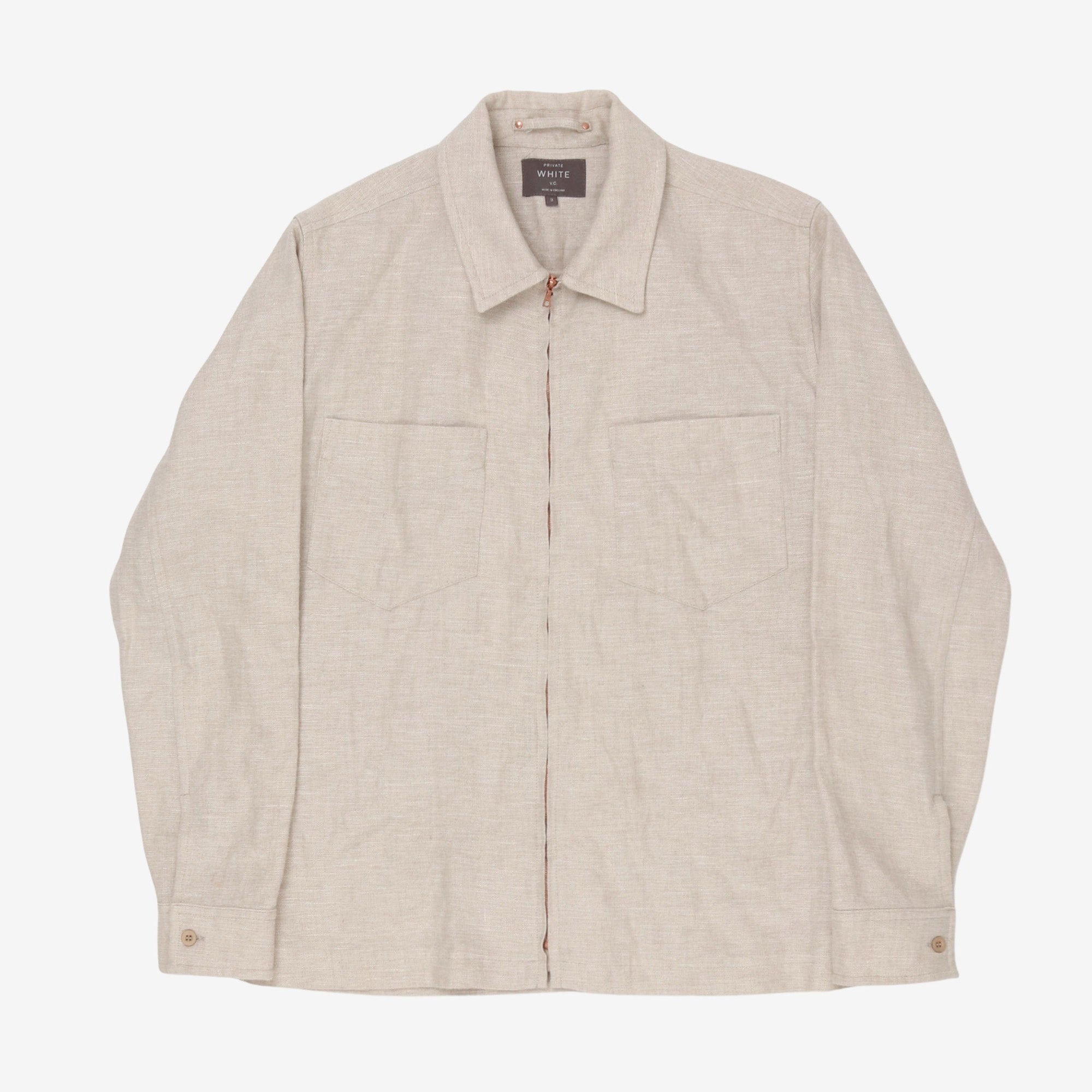 Linen Zip Jacket