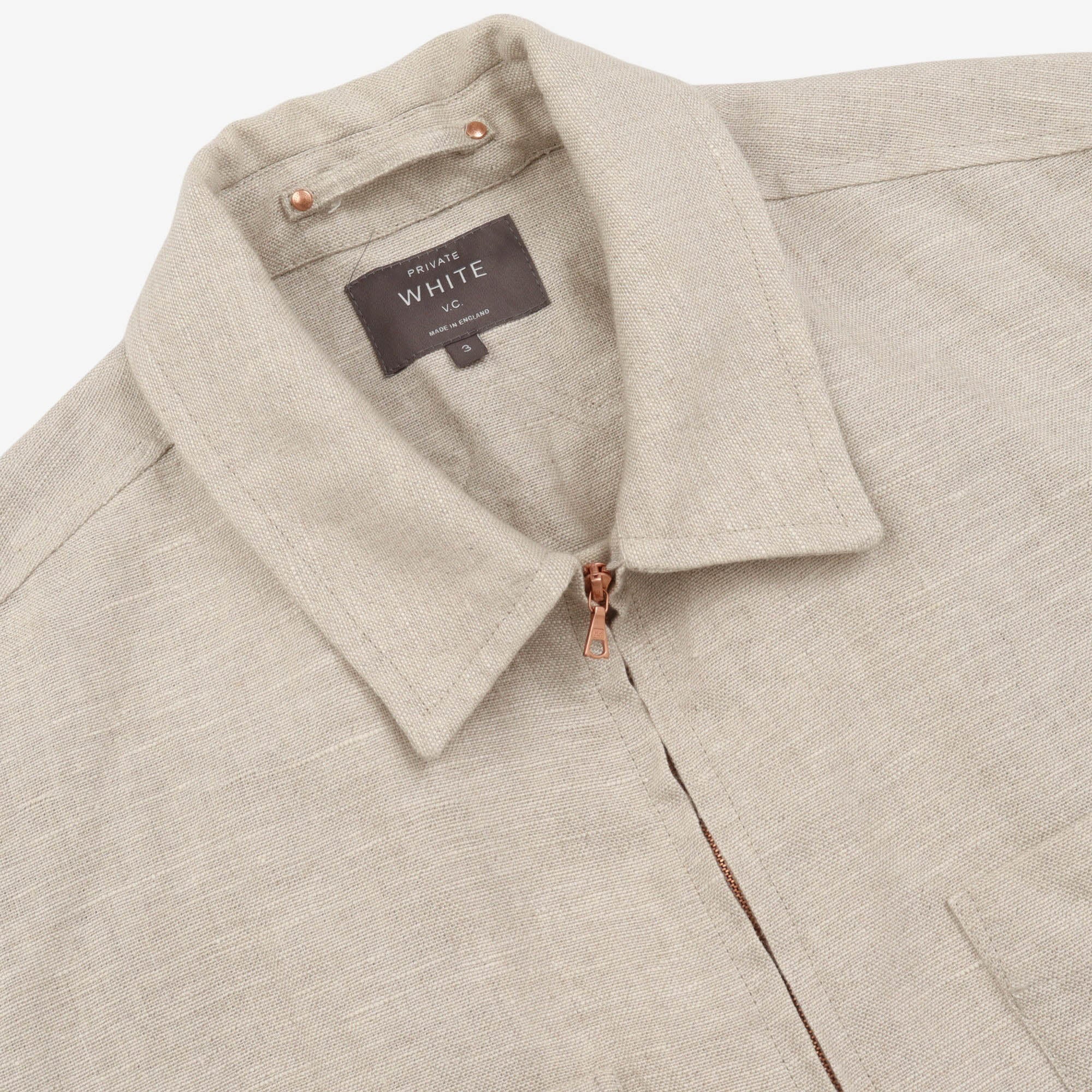 Linen Zip Jacket