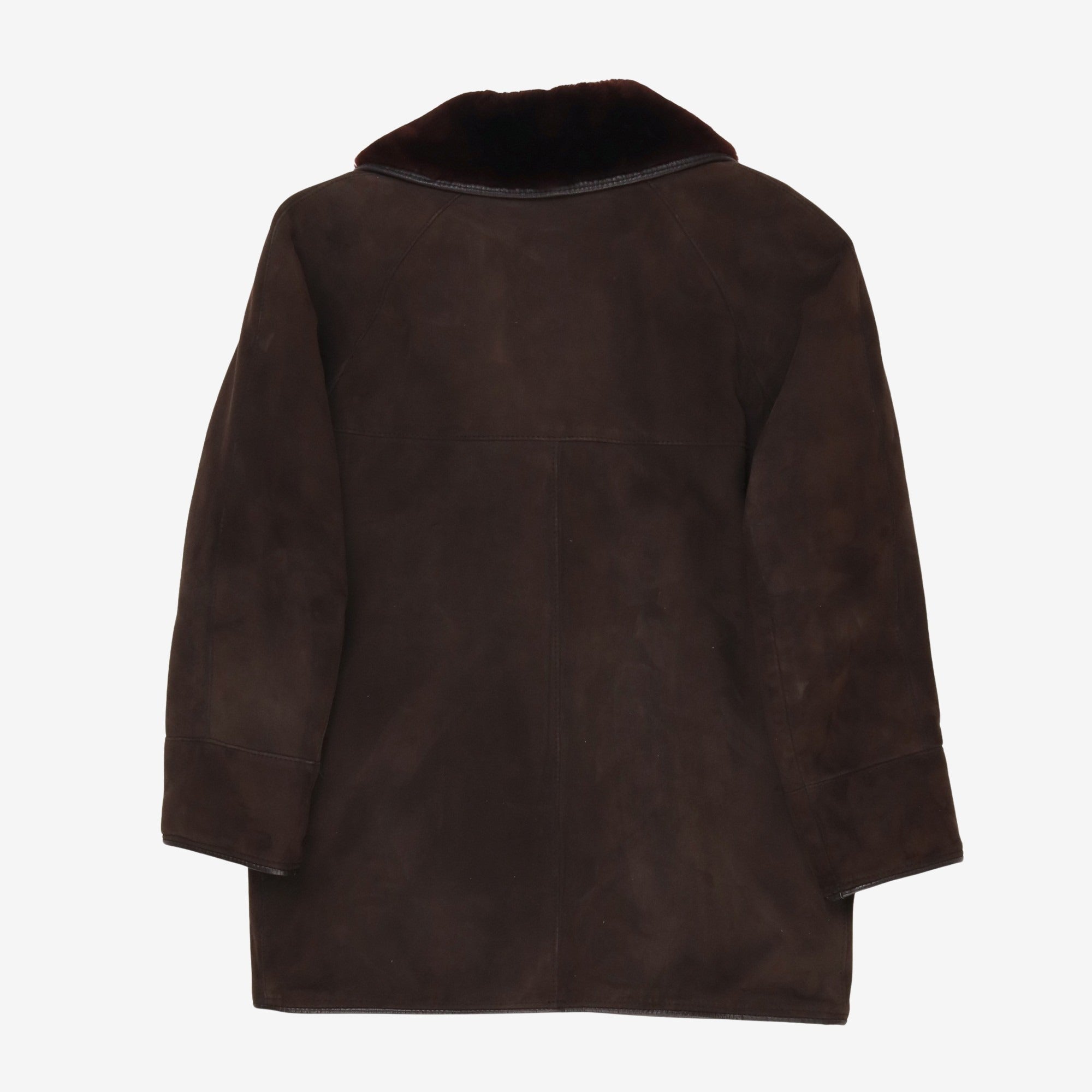 Raglan Shearling Coat