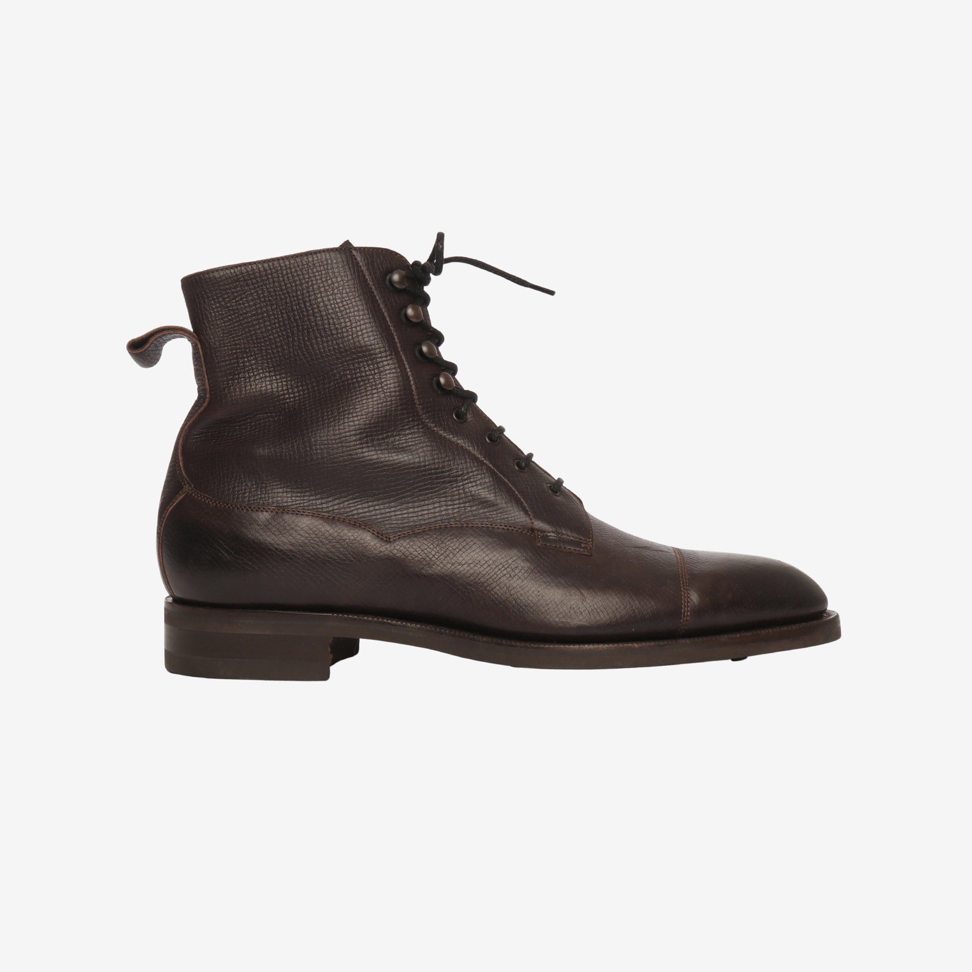 Grained Leather Galway Boots + Trees