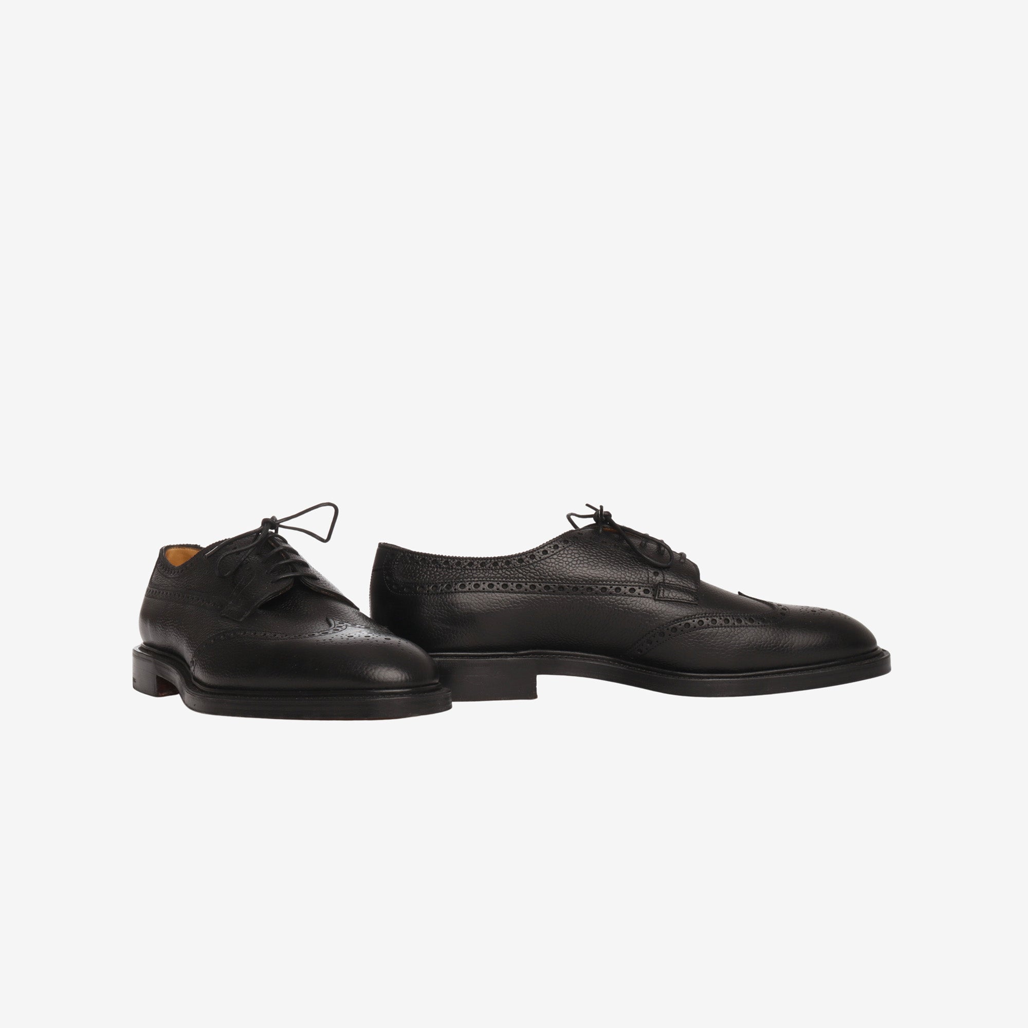 Grained Leather Oxford Brogue