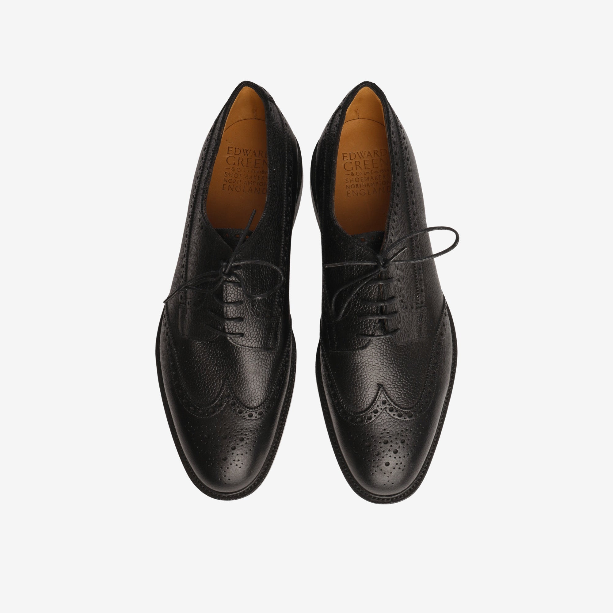 Grained Leather Oxford Brogue