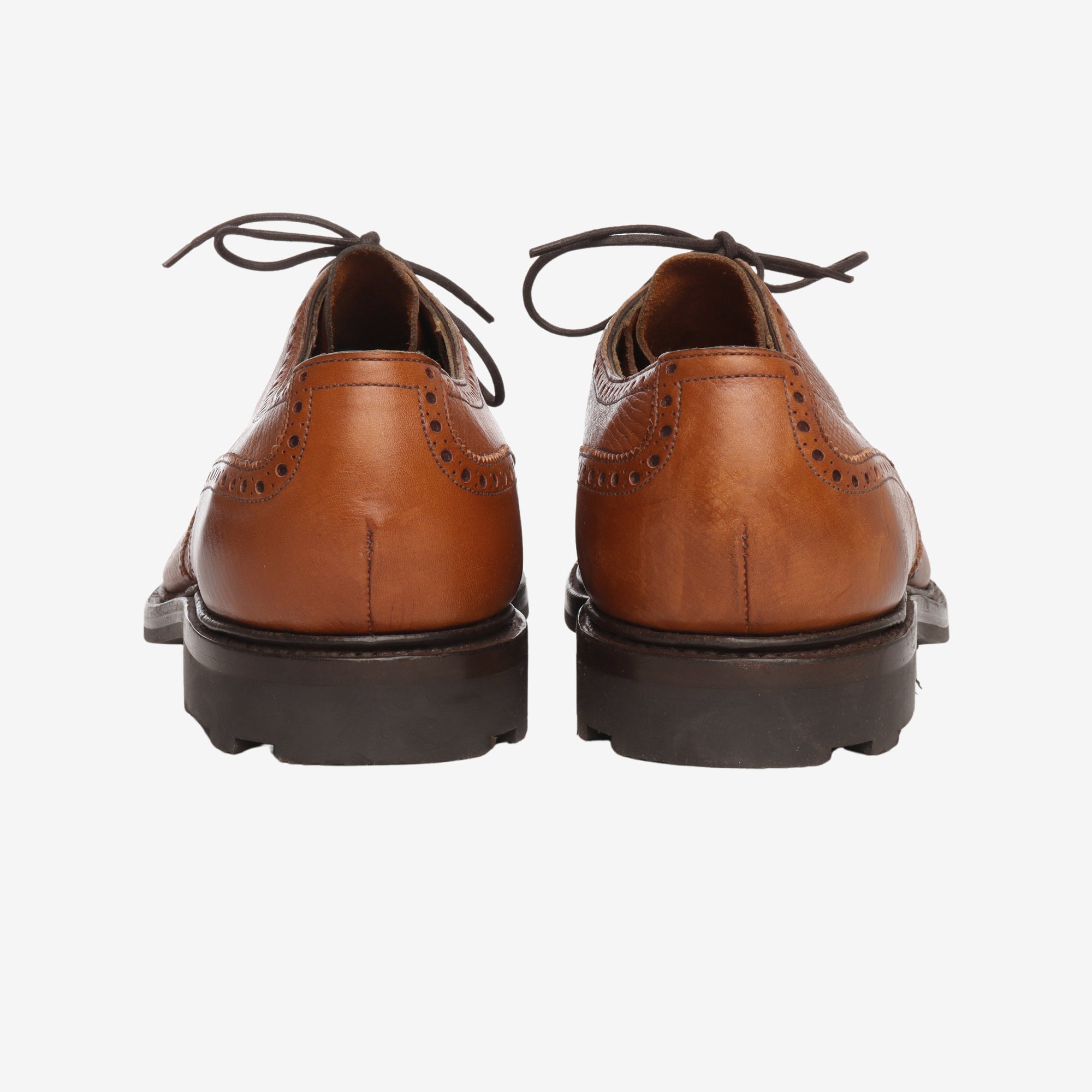 Grained Leather Oxford Brogue