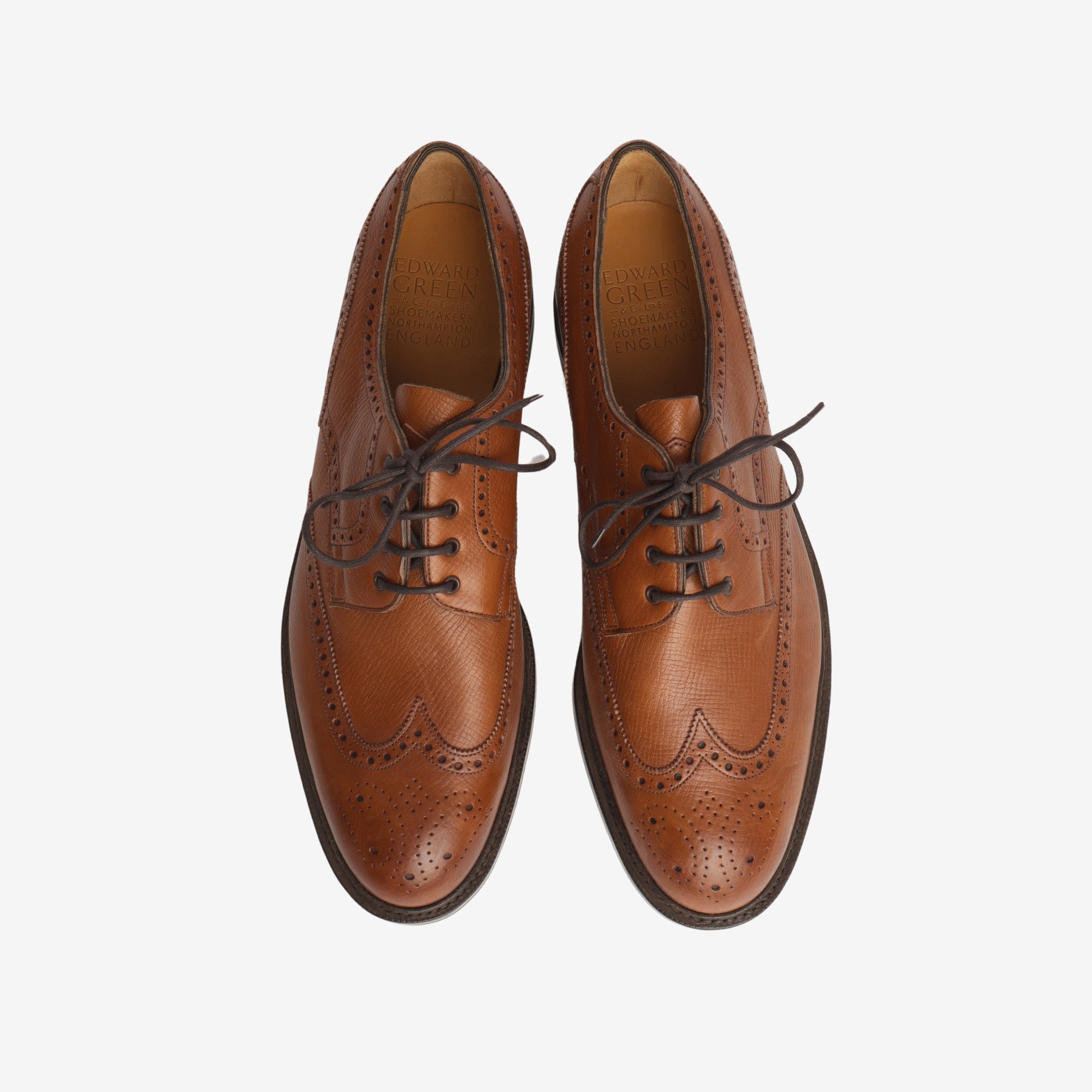 Grained Leather Oxford Brogue