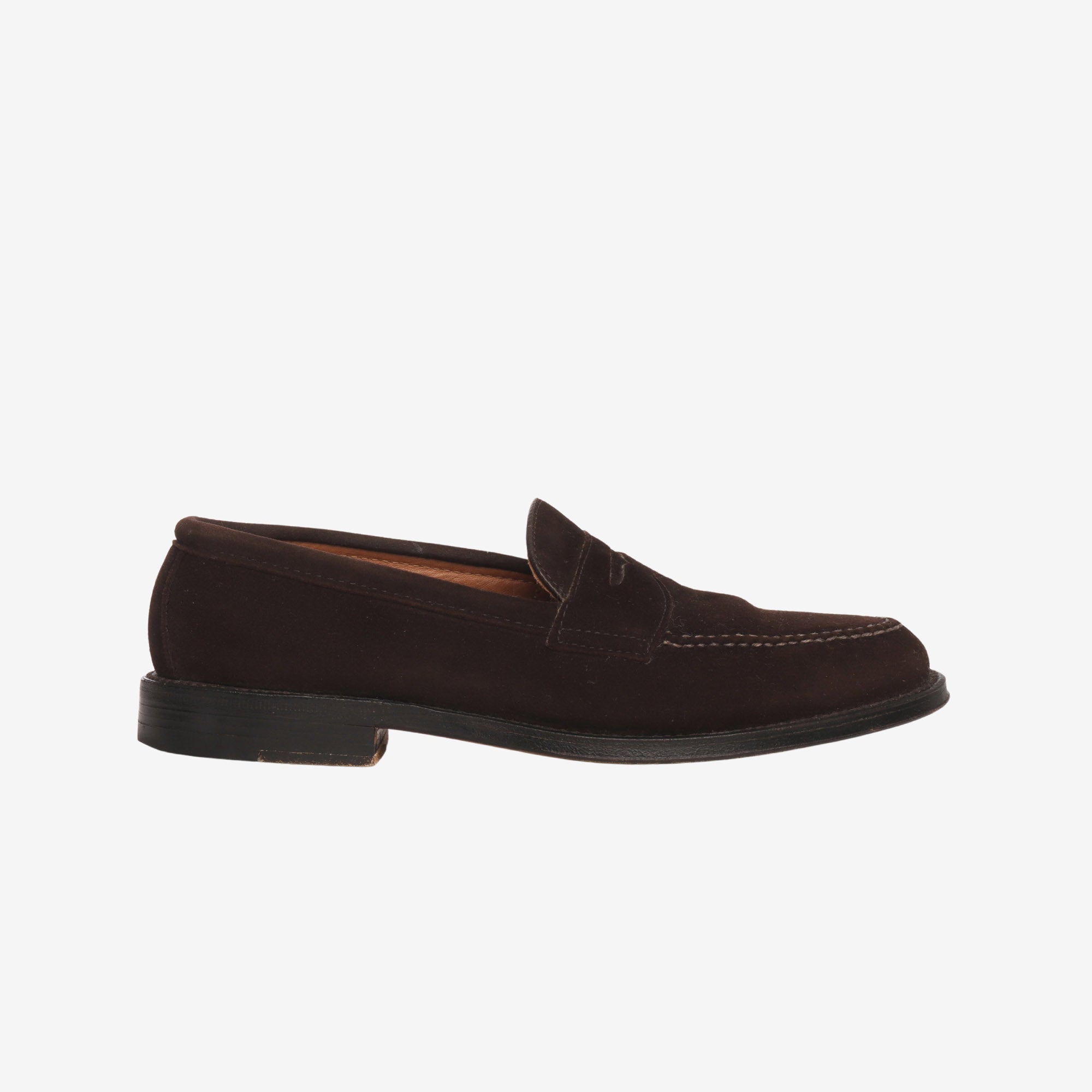 Mocha Suede Penny Loafer