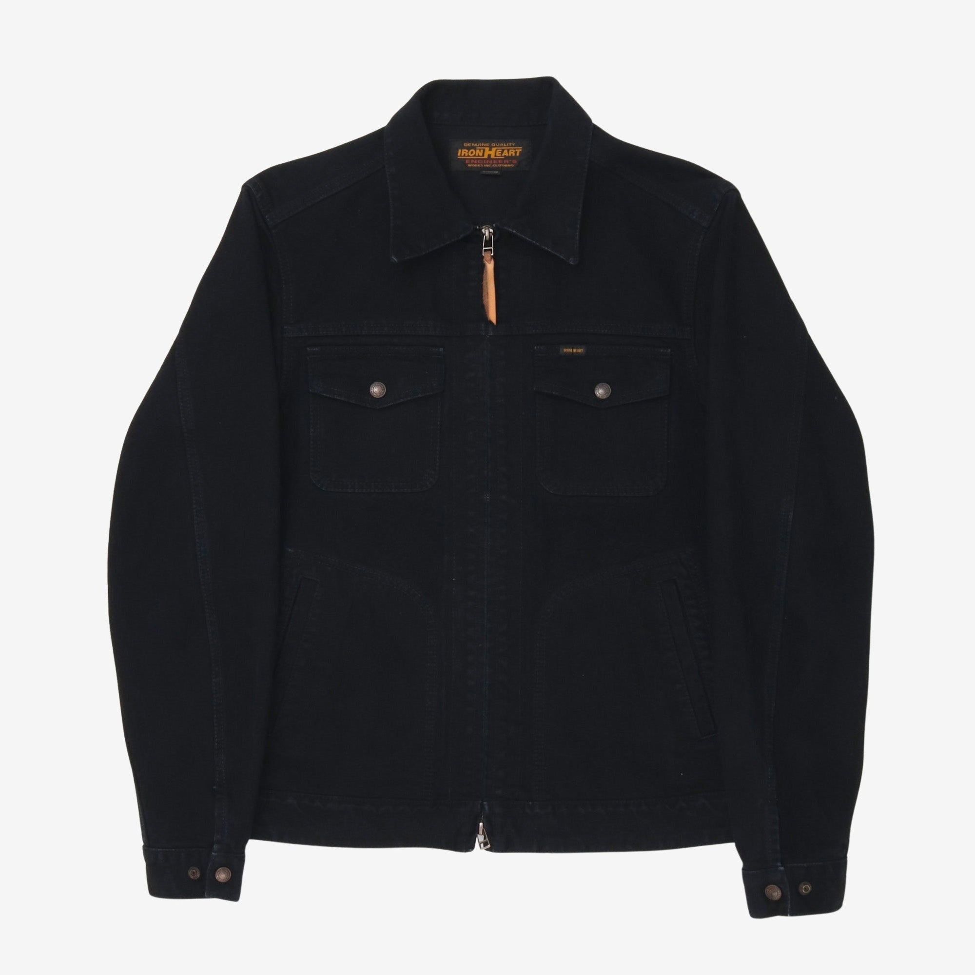 14oz Work Jacket Overdyed Black