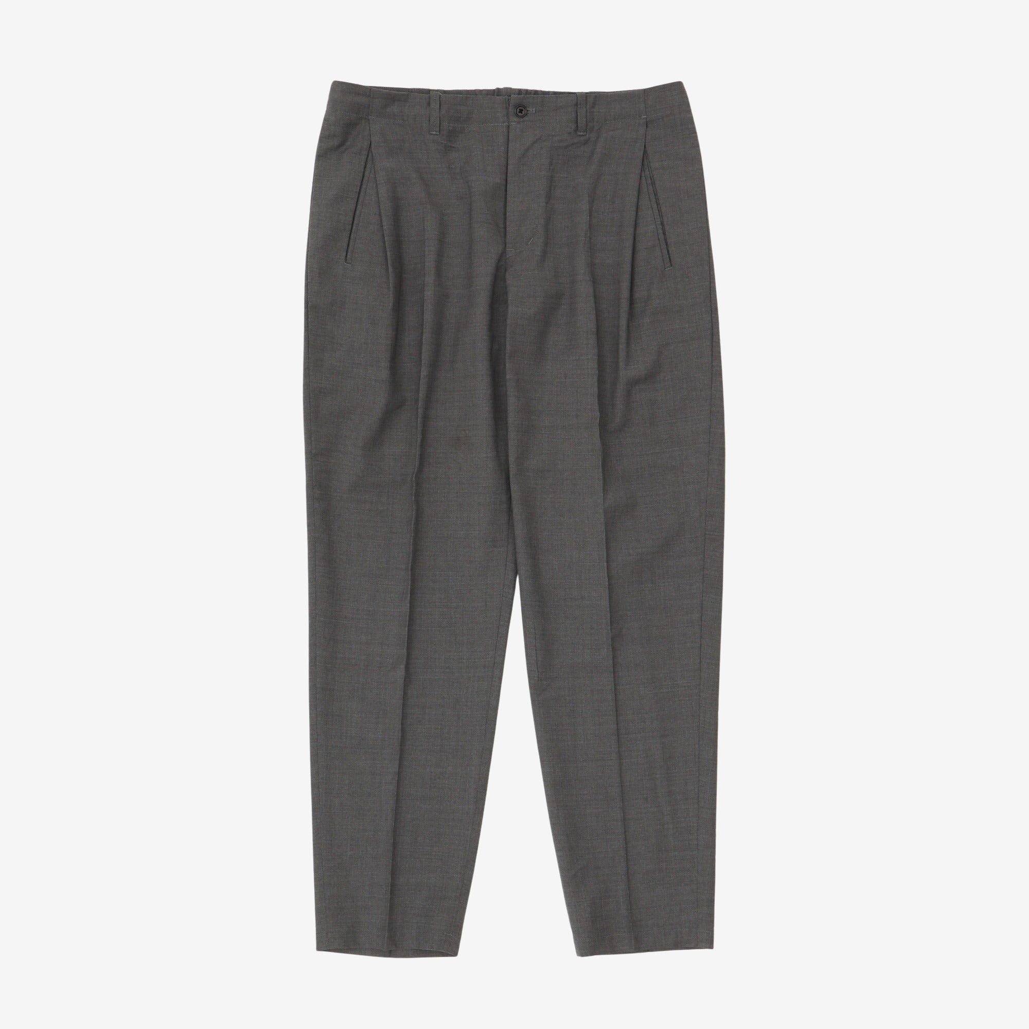 Wool Pleated Trouser