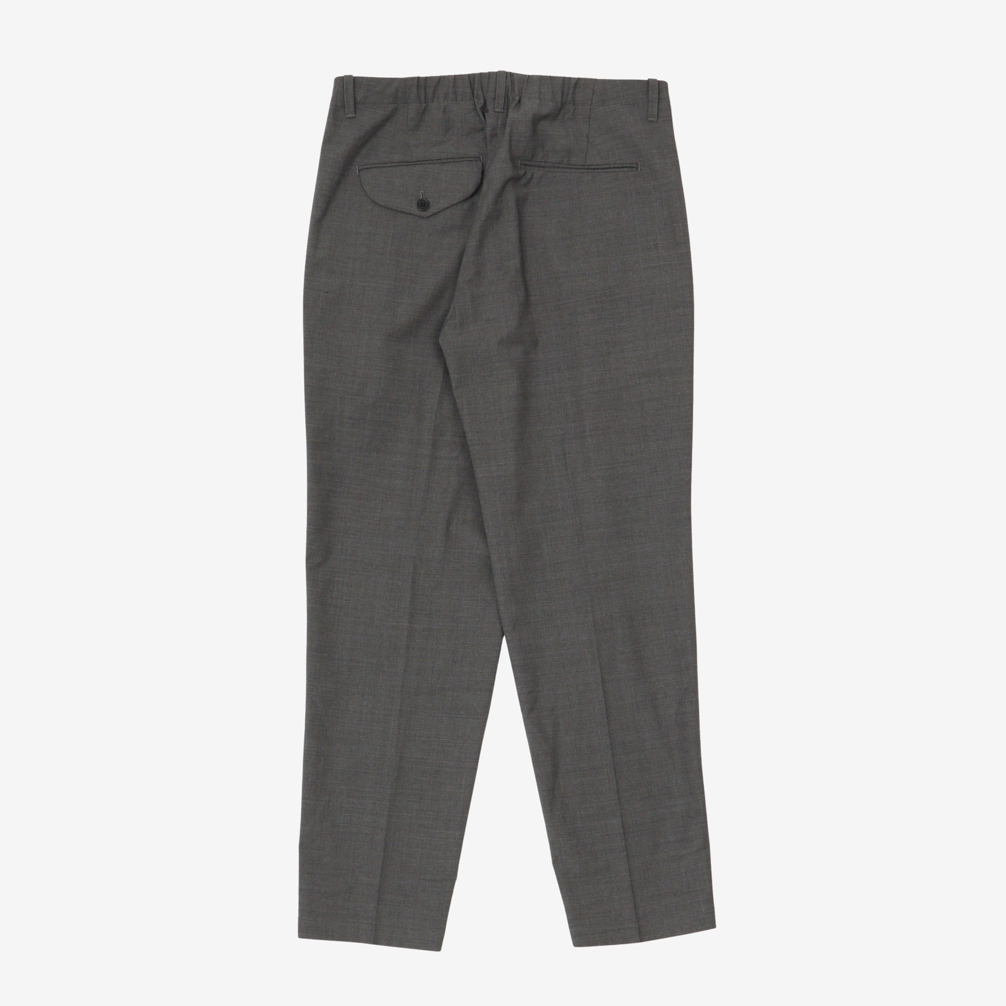 Wool Pleated Trouser