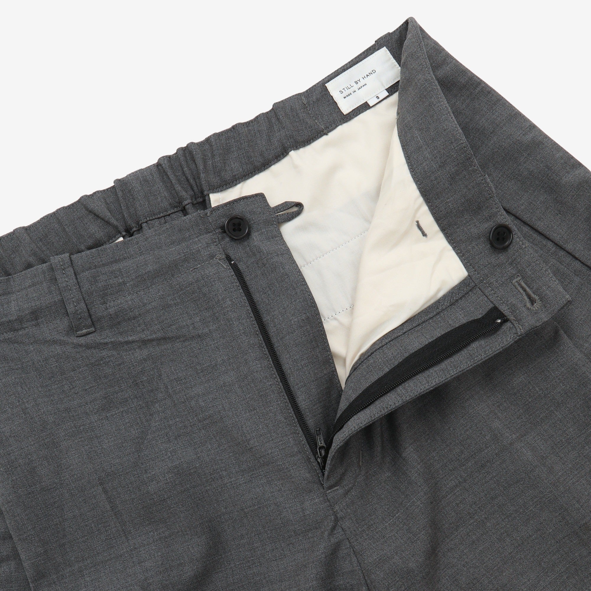 Wool Pleated Trouser