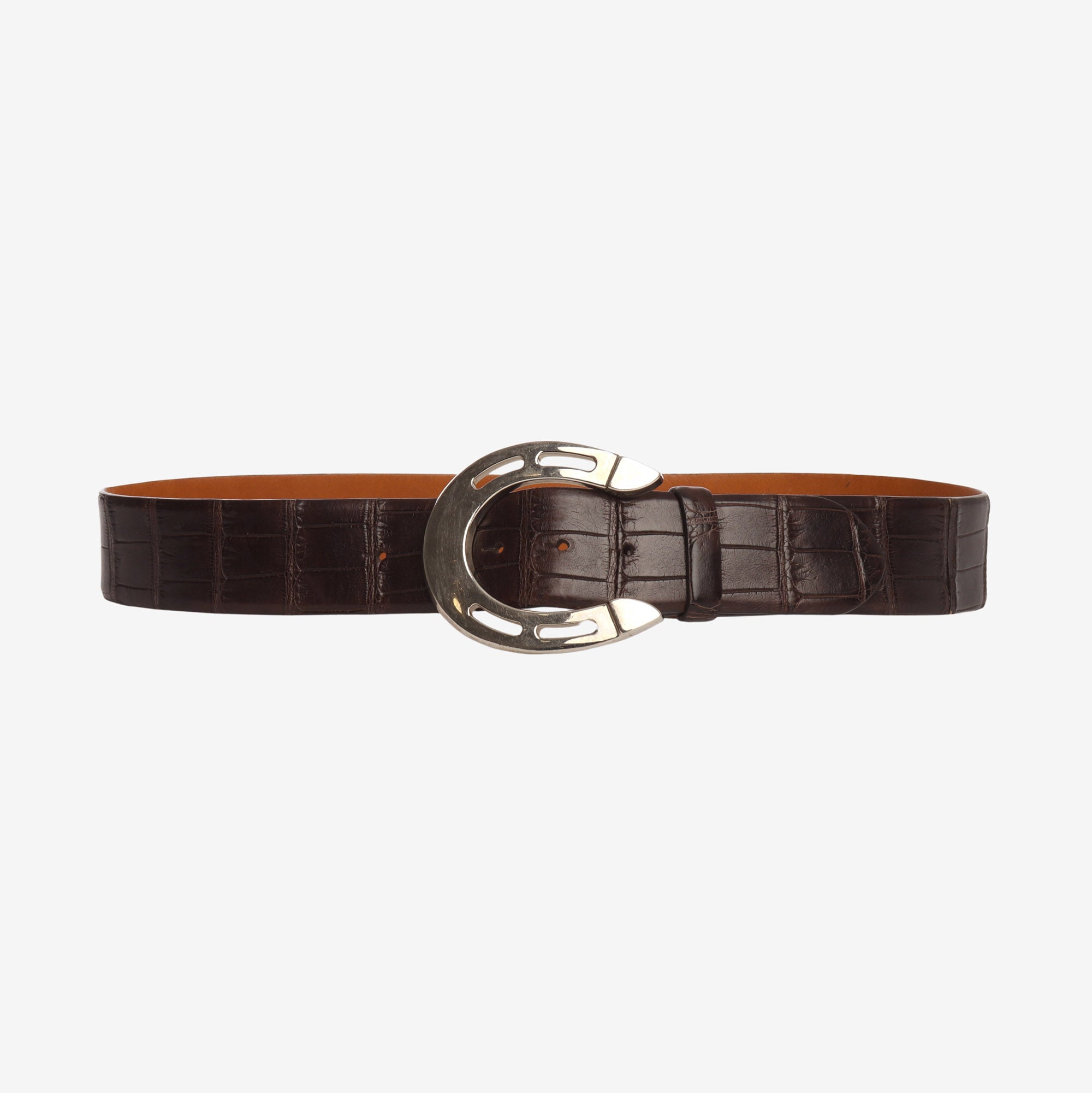 Purple Label Horse Shoe Alligator Belt