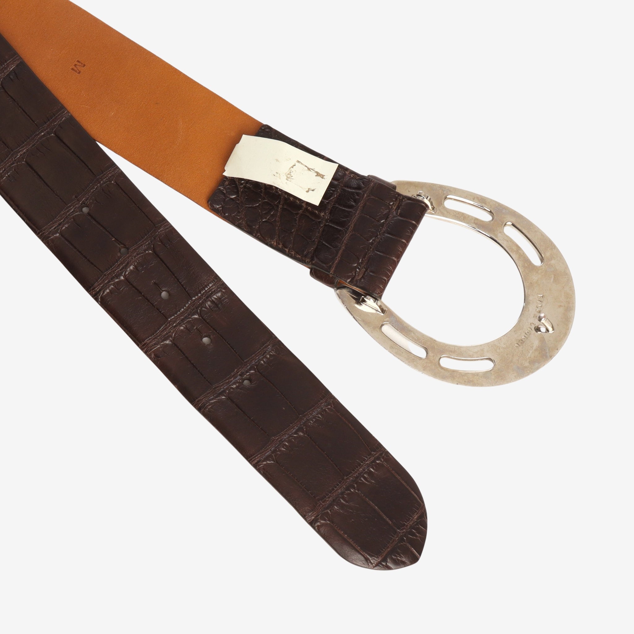 Purple Label Horse Shoe Alligator Belt