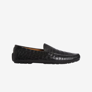 Crocodile Skin Driving Shoe