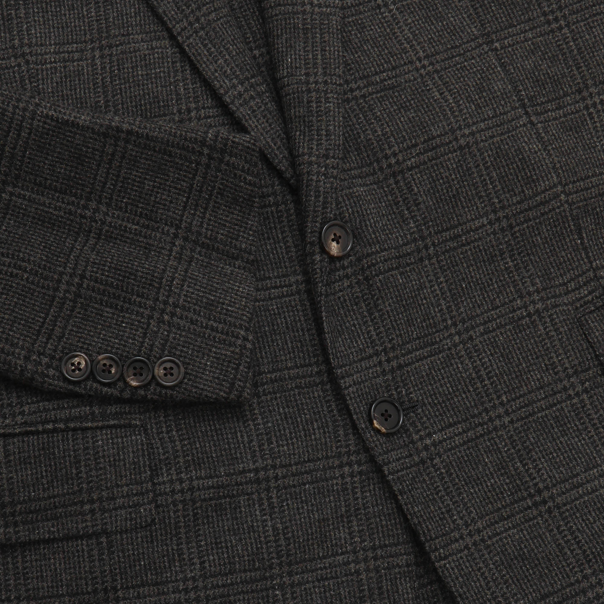 Black Label Glen Check 2-Piece Wool Suit