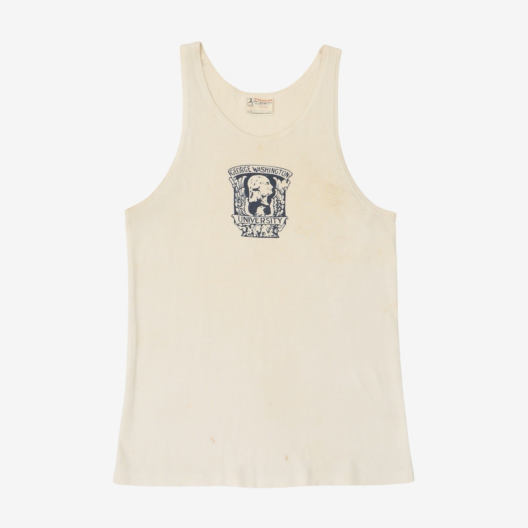 Vintage 1960s University Tank Top