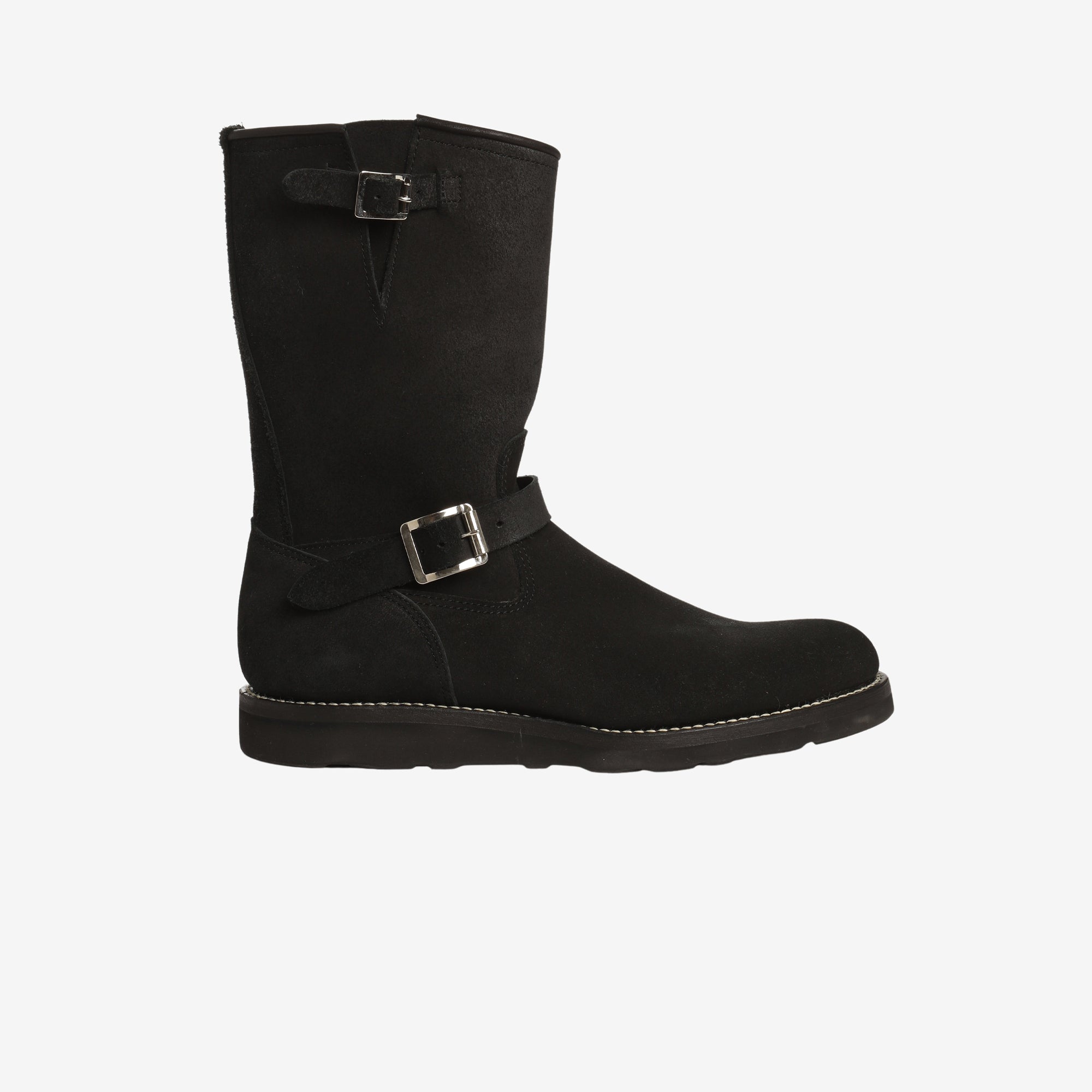 Suede Engineer Boots