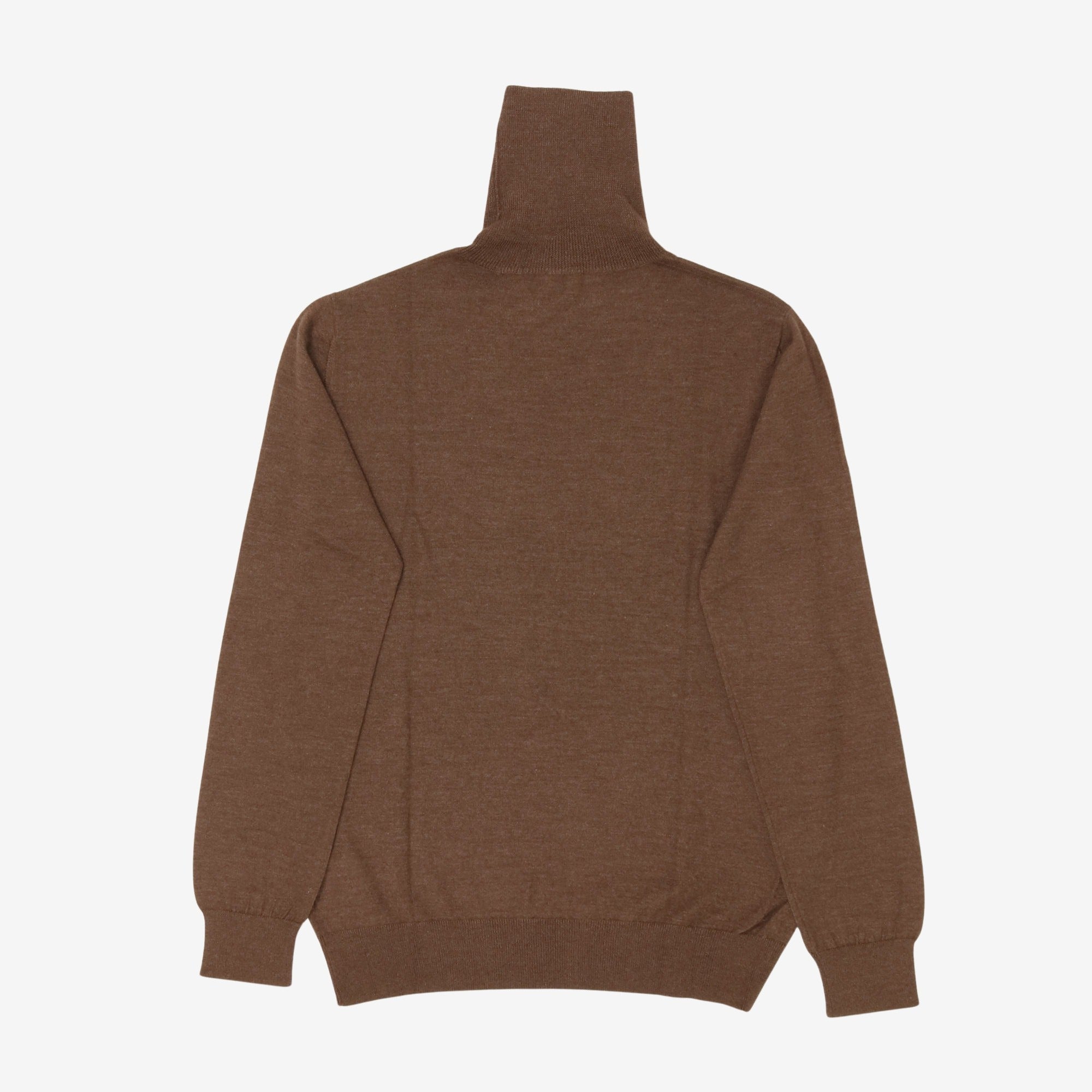 Cashmere Blend Roll Neck Sweater