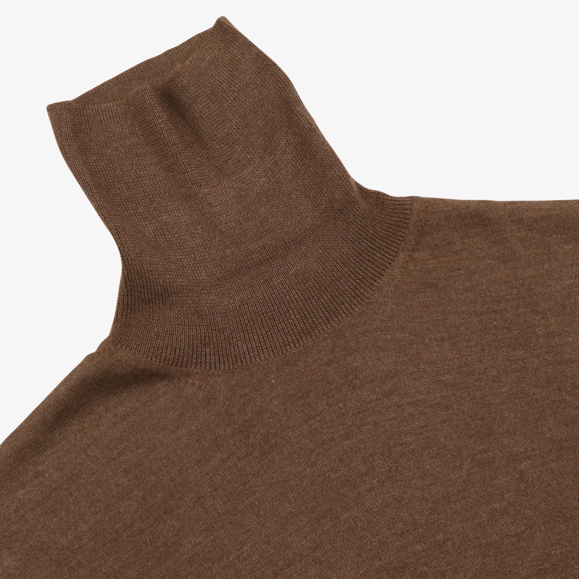 Cashmere Blend Roll Neck Sweater