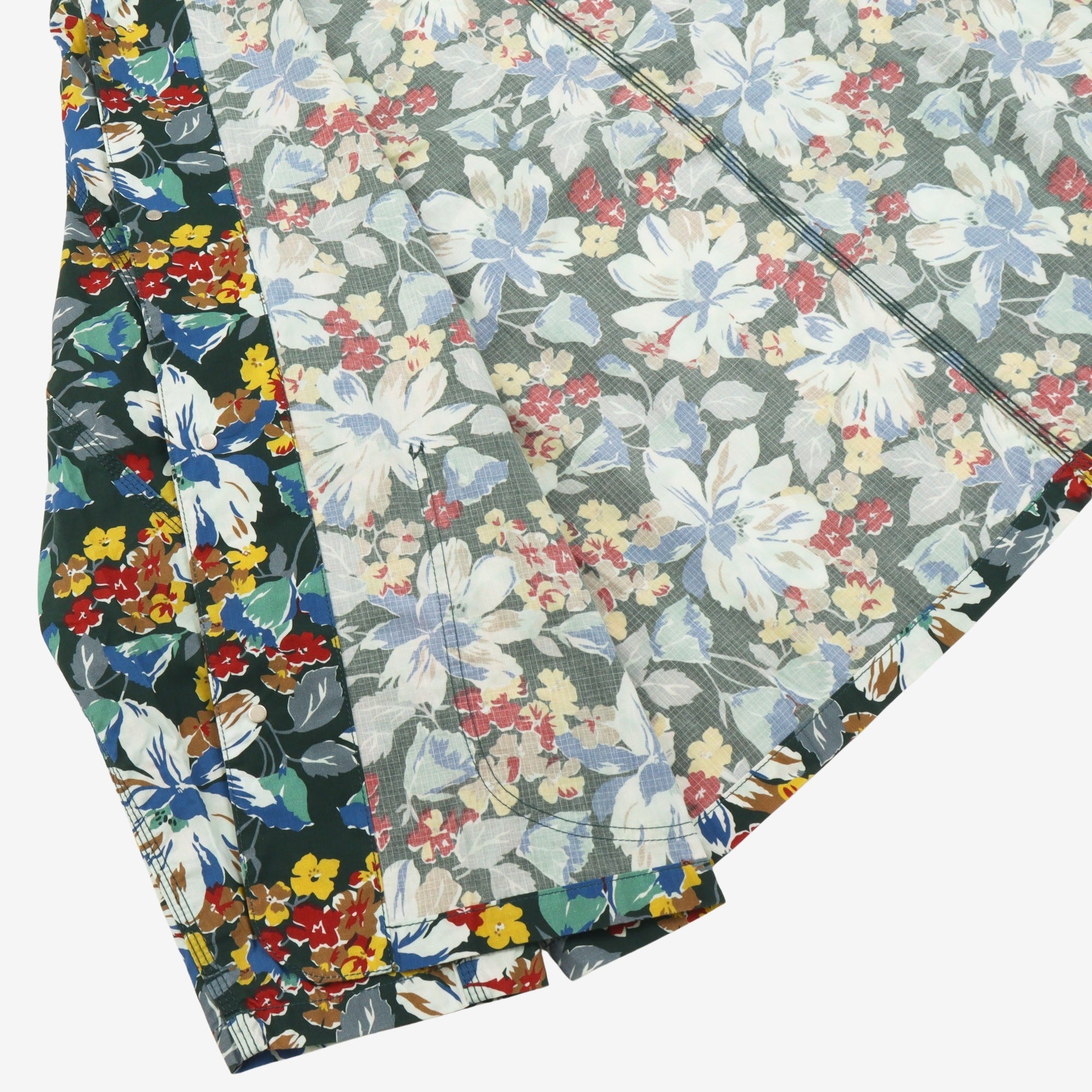 Organic Ripstop Flower Print Jacket