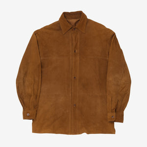 Saks Fifth Avenue Suede Shirt Jacket