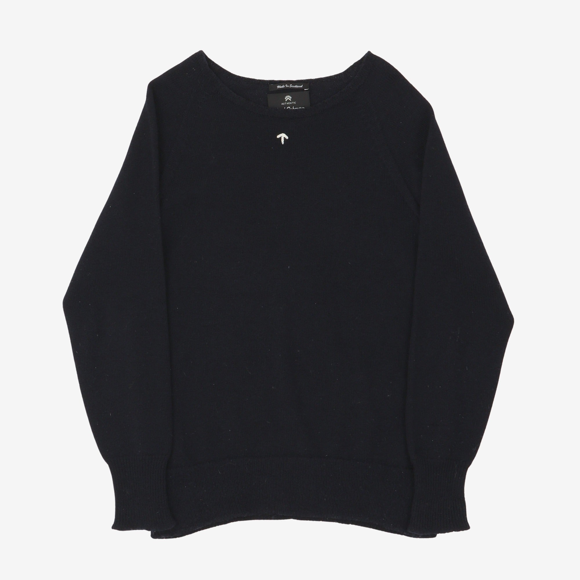 Wide Collar Knit Jumper