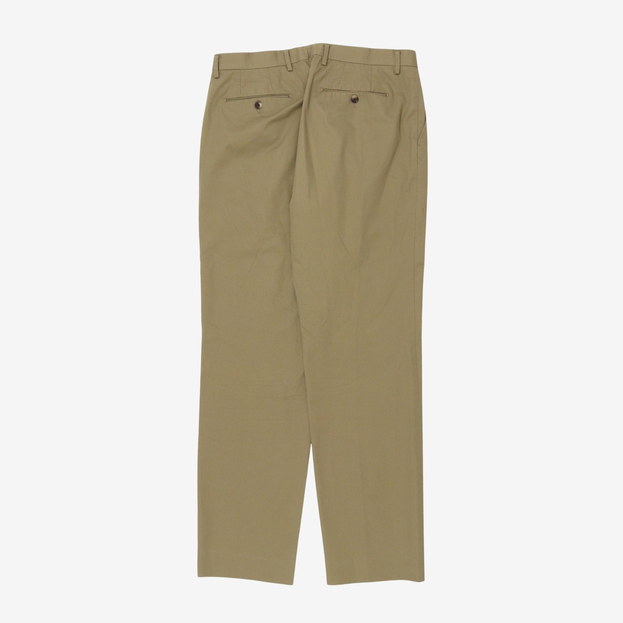 Pleated Twill Trousers