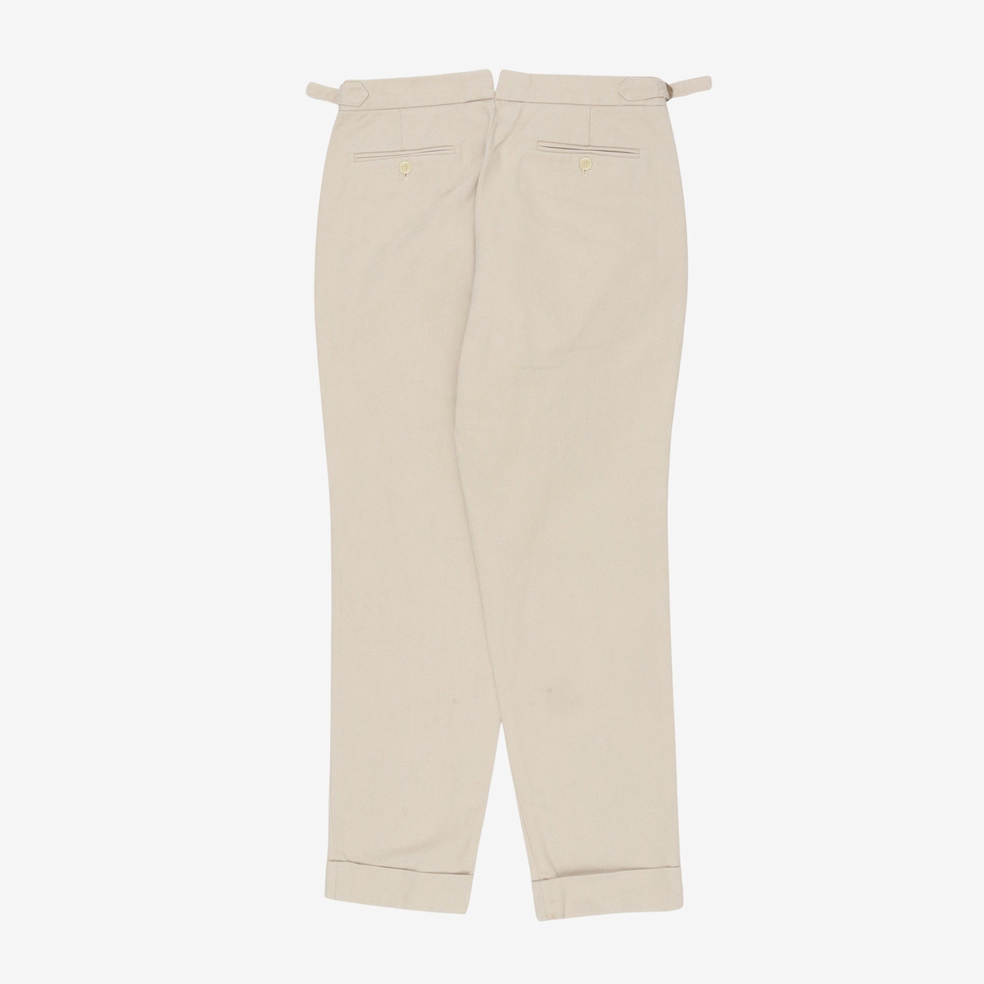 Pleated Twill Trousers (31W X 29L)