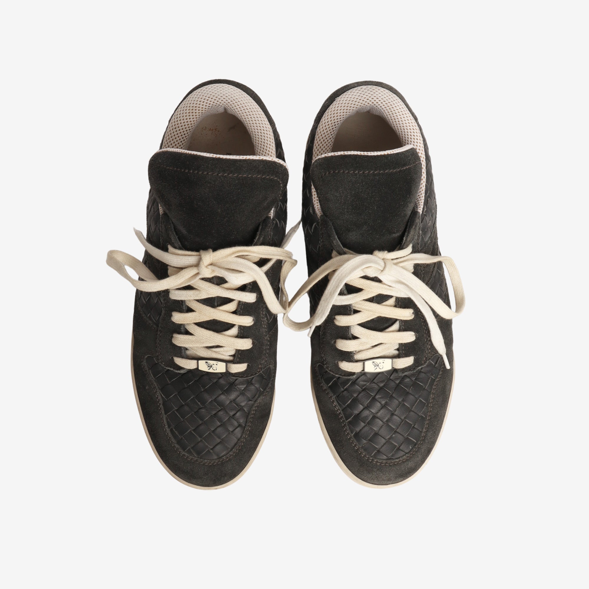 Intrecciato Woven Leather Sneakers