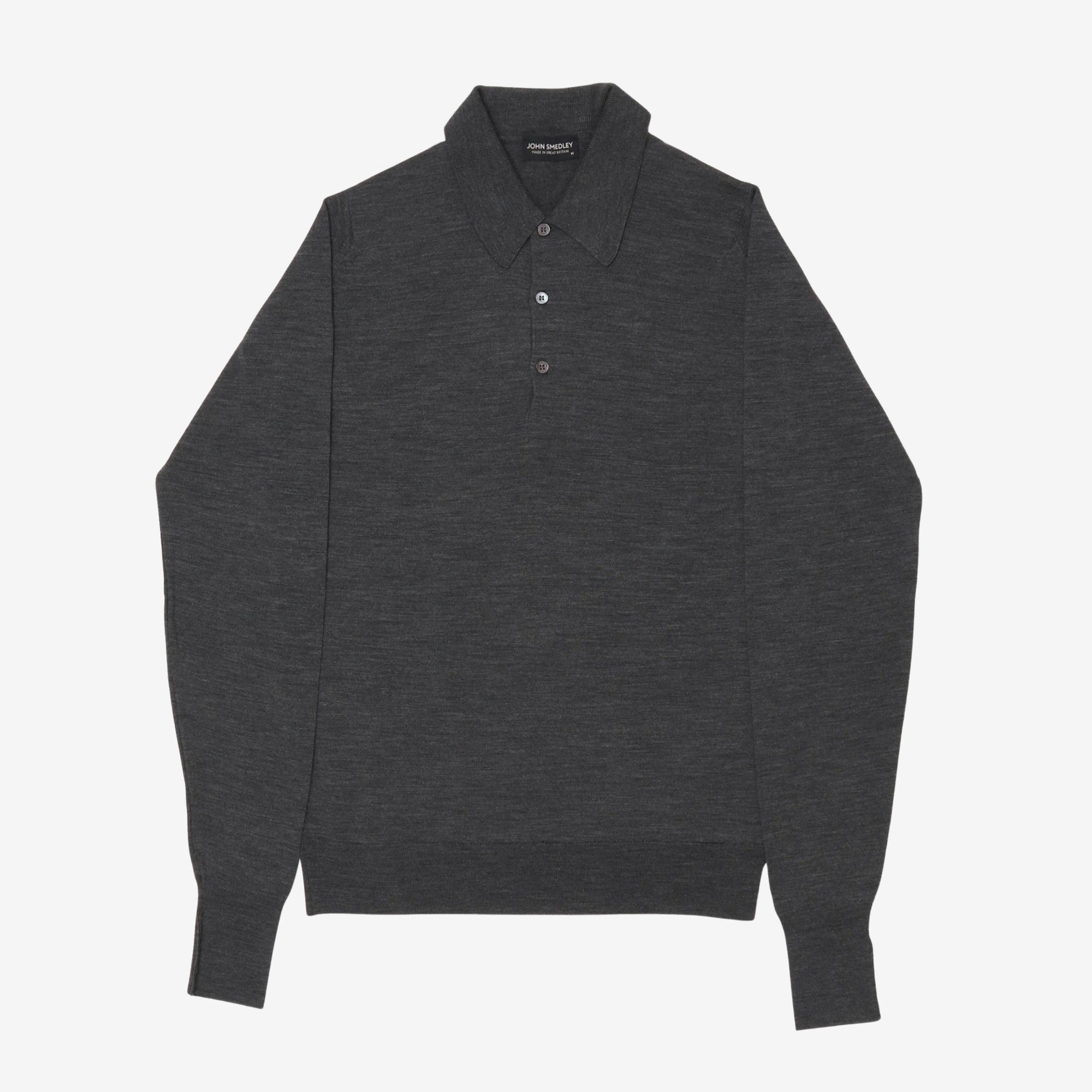 LS Merino Wool Polo