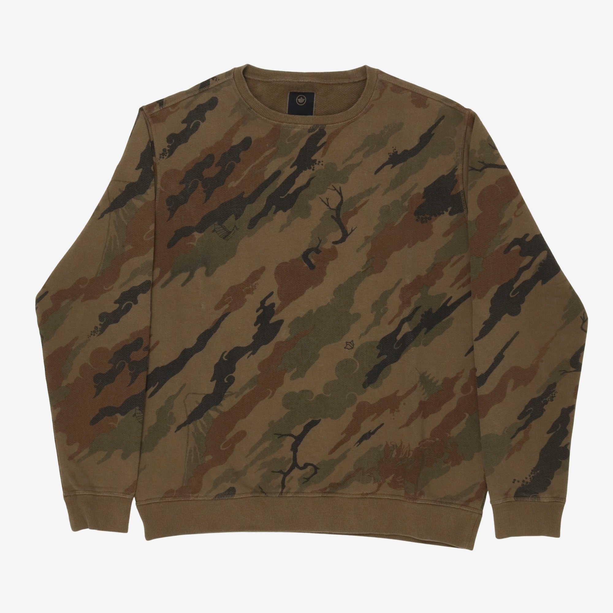 Red Tiger Crew Camo Sweat