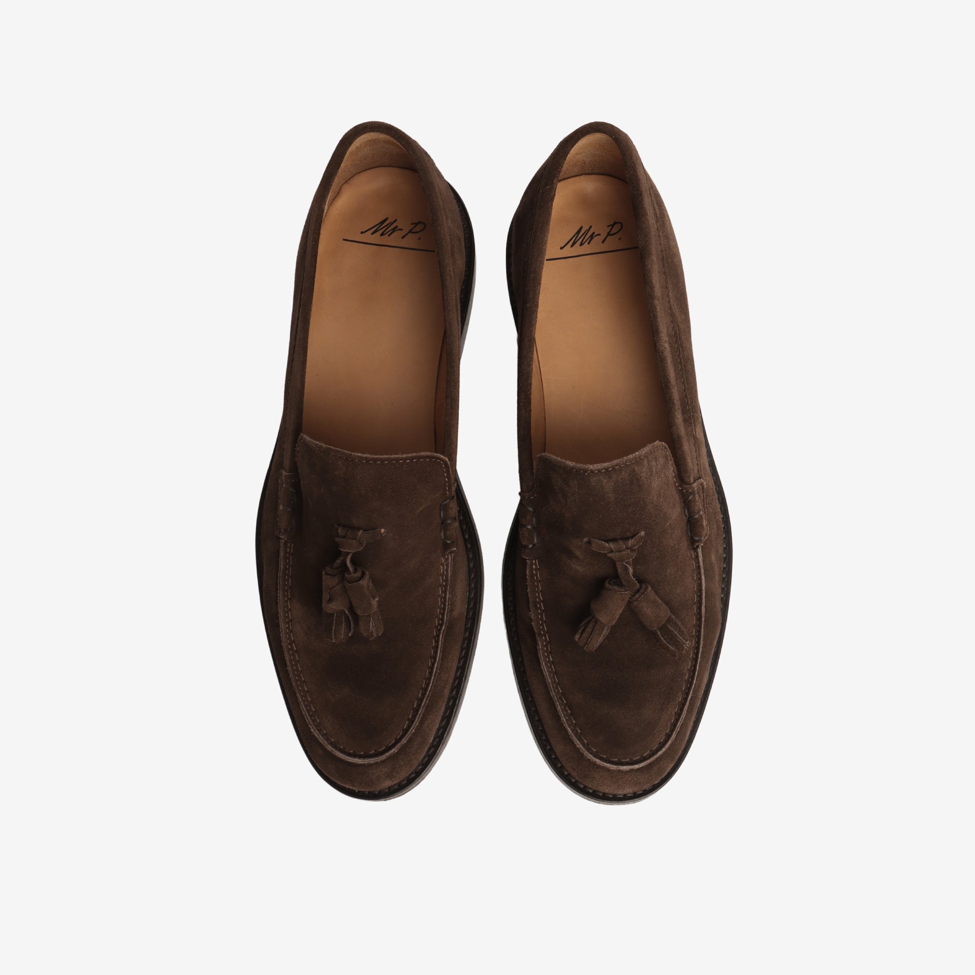 Suede Tassel Loafers